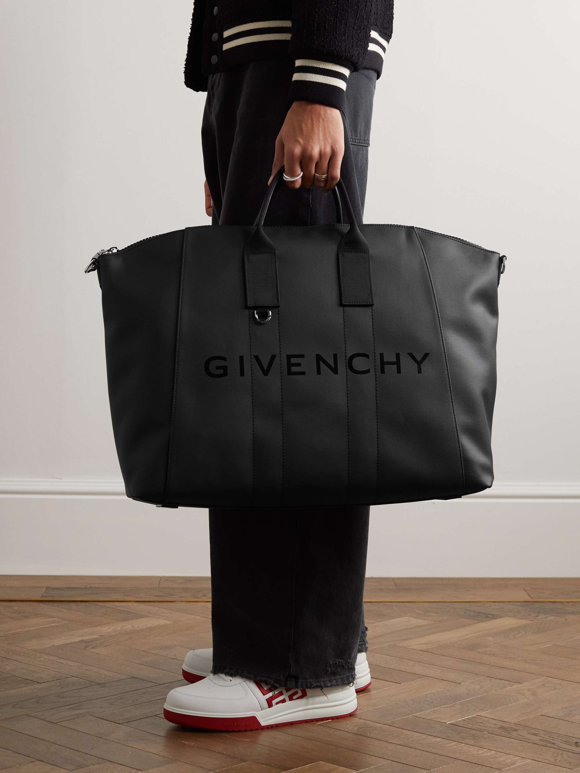GIVENCHY Antigona Sport Logo-Print Coated-Canvas Duffle Bag