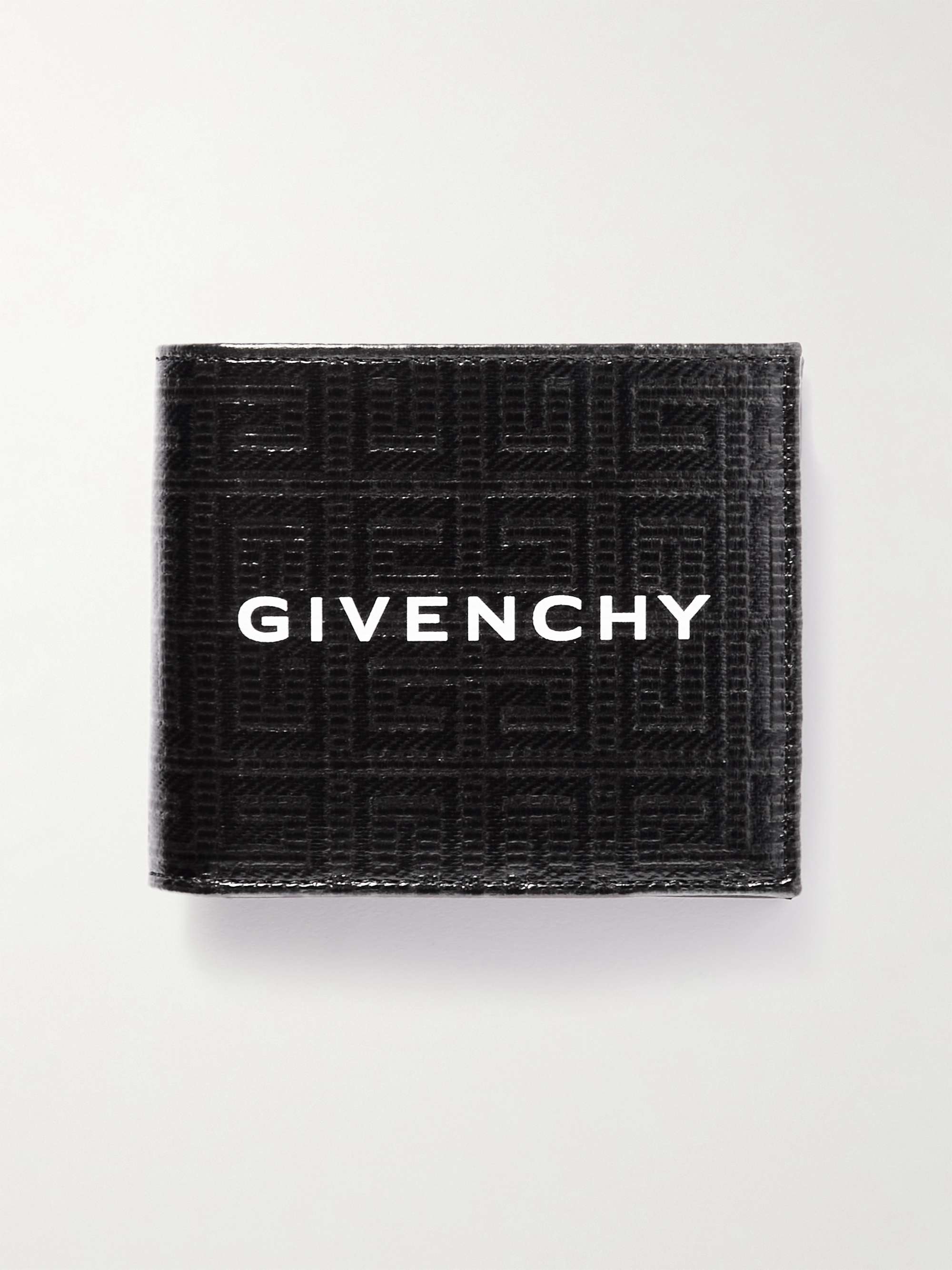 GIVENCHY Logo-Embossed Leather Billfold Wallet