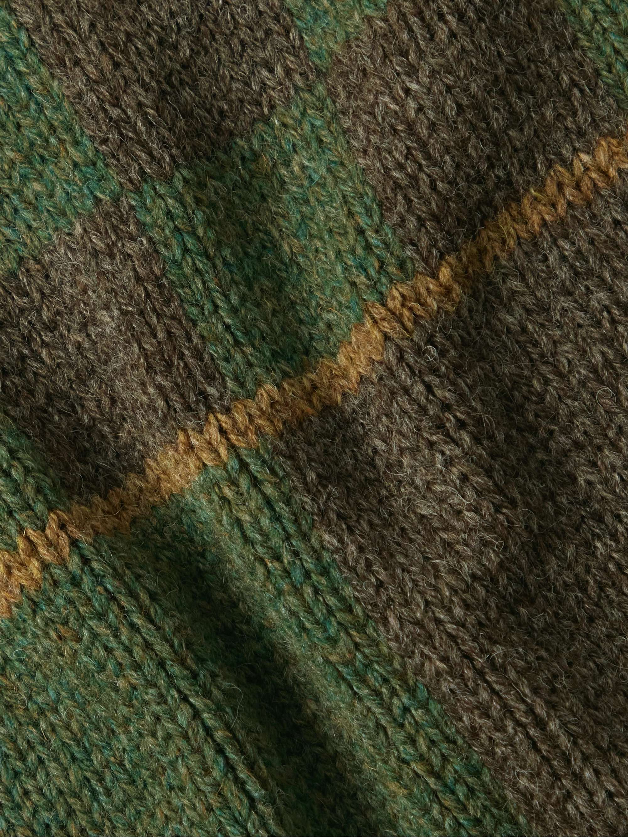 ENFANTS RICHES DÉPRIMÉS Intarsia Wool Vest