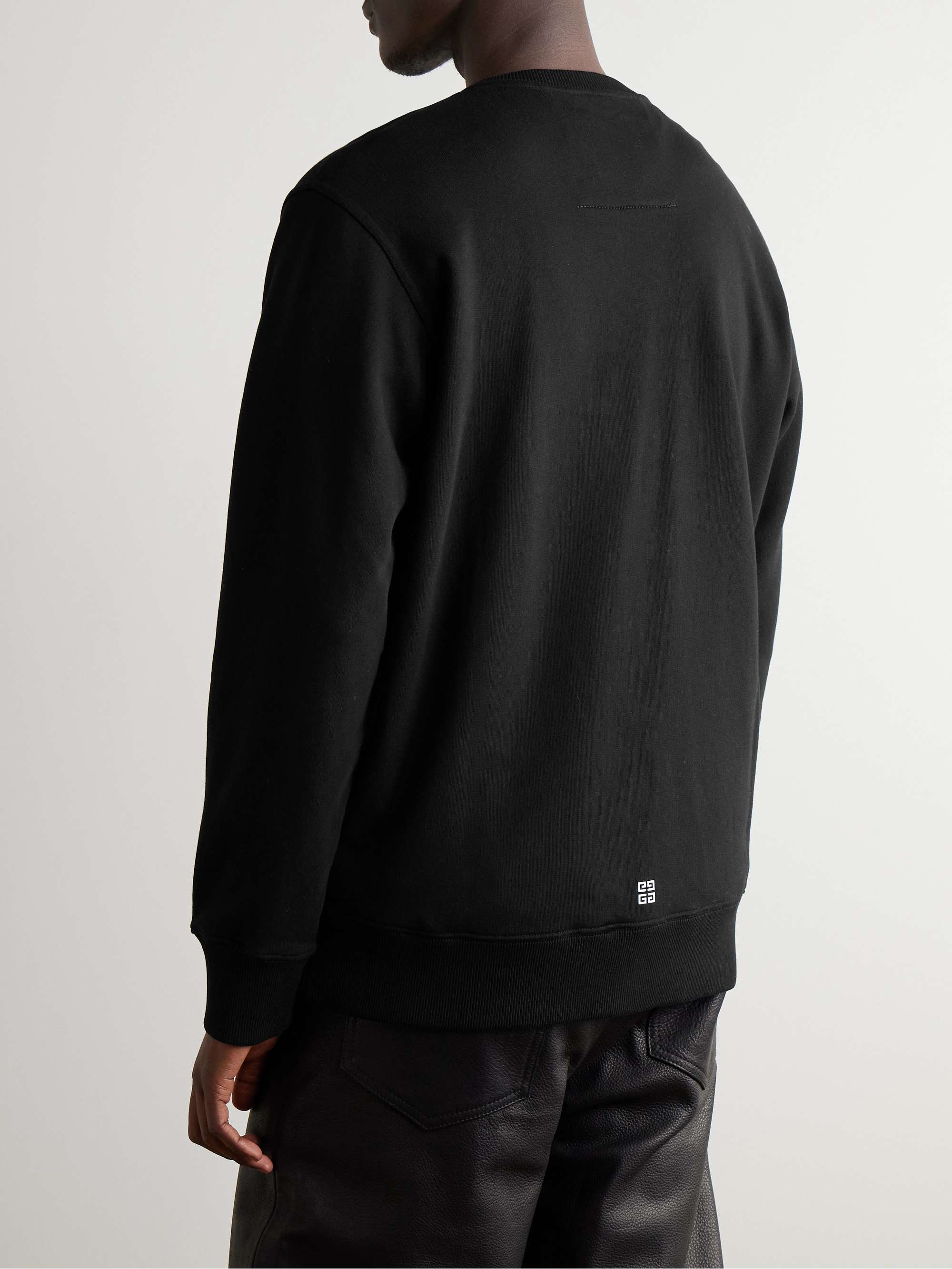 GIVENCHY Logo-Print Cotton-Jersey Sweatshirt