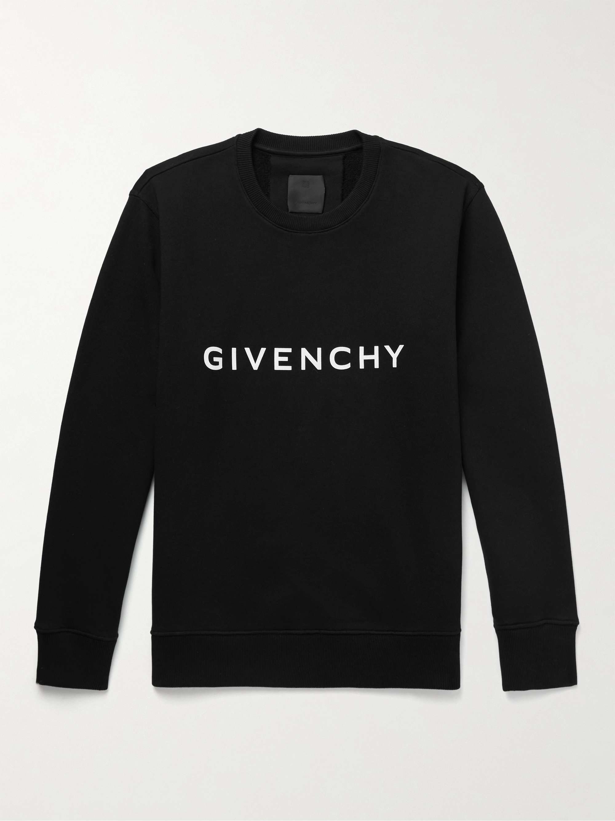 GIVENCHY Logo-Print Cotton-Jersey Sweatshirt