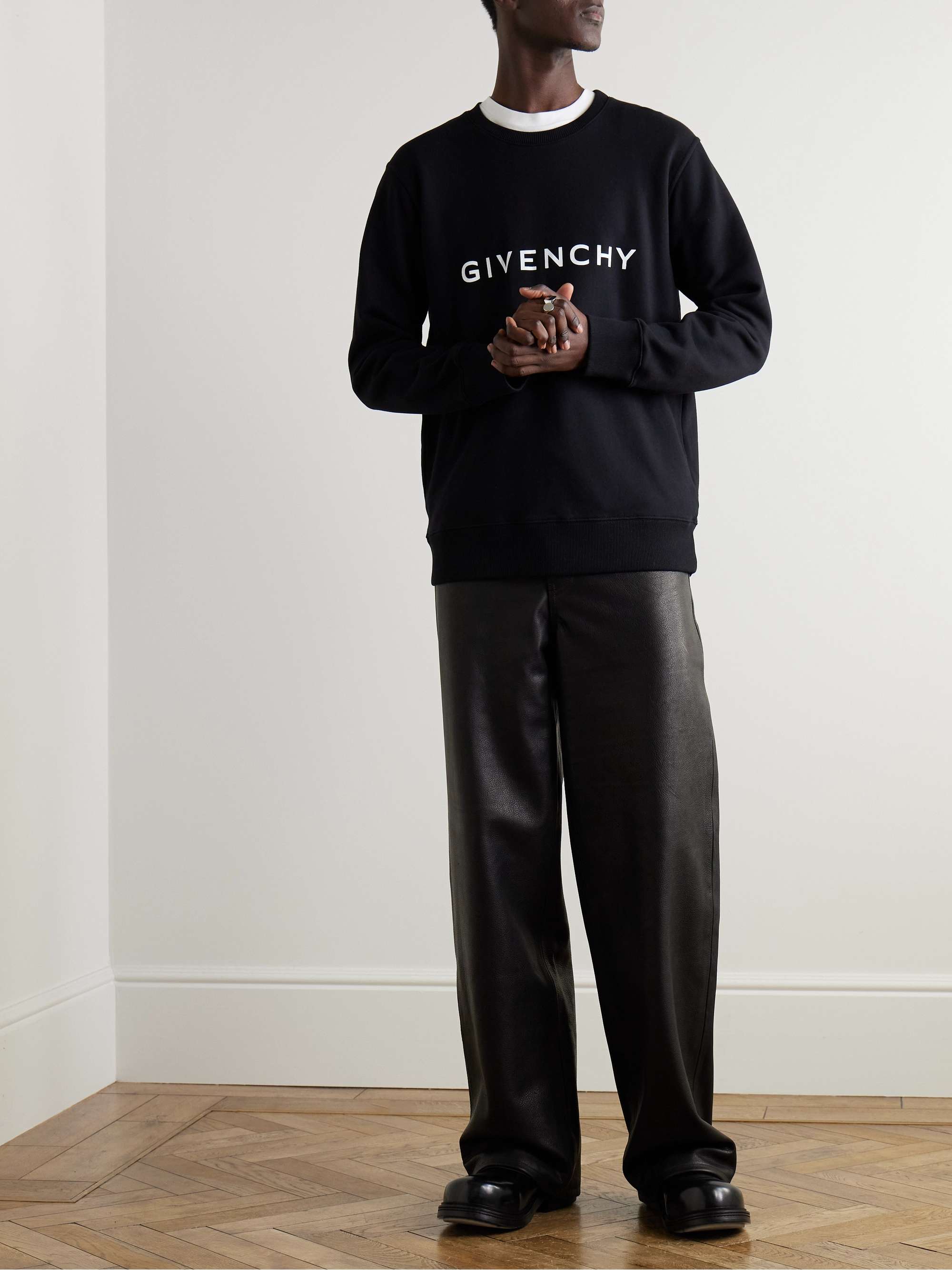 GIVENCHY Felpa in jersey di cotone con logo