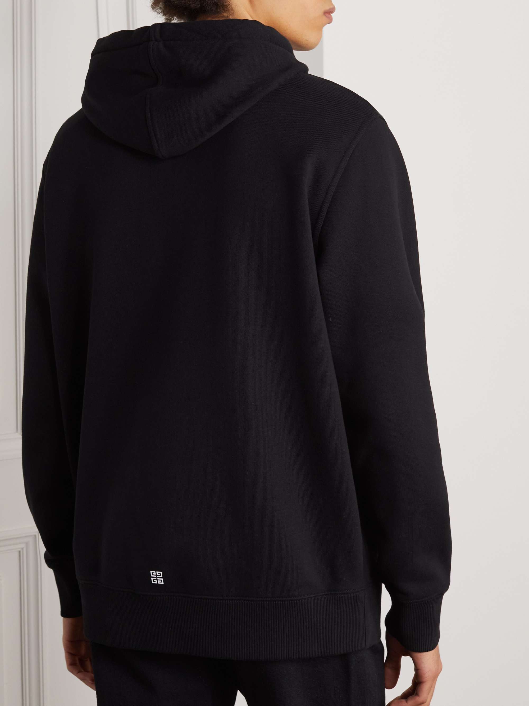 GIVENCHY Logo-Print Cotton-Jersey Hoodie