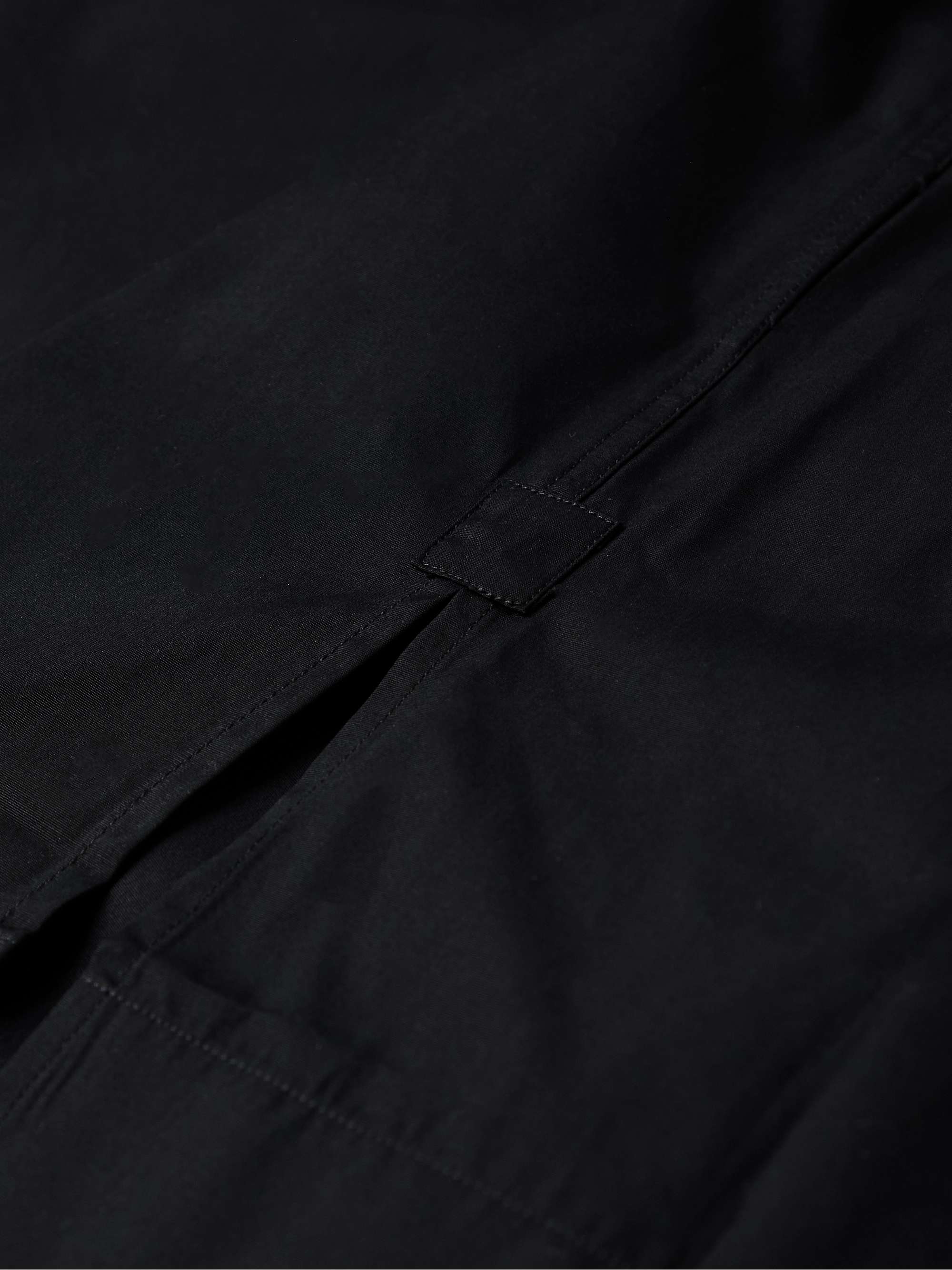 GIVENCHY Camp-Collar Logo-Print Cotton-Poplin Shirt