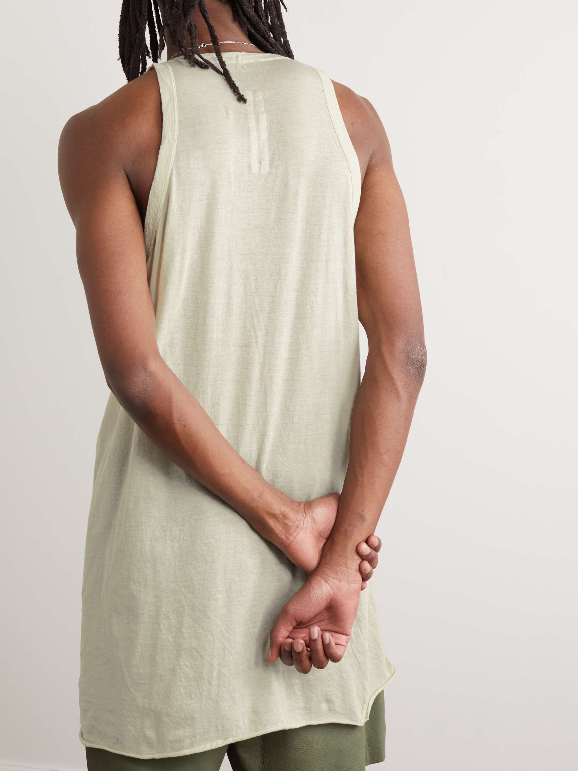 RICK OWENS Cotton-Jersey Tank Top