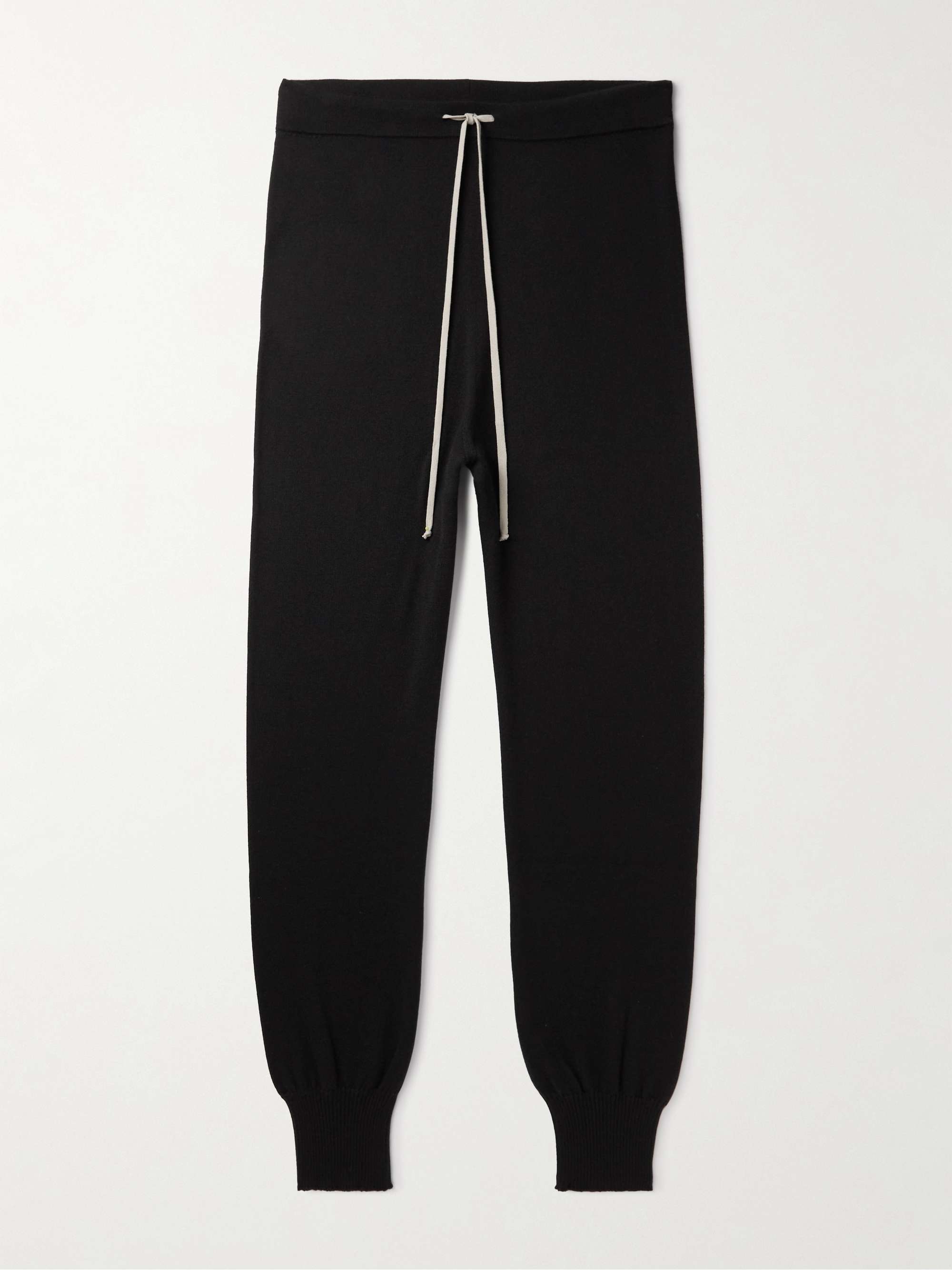 RICK OWENS Tapered Cashmere-Blend Sweatpants