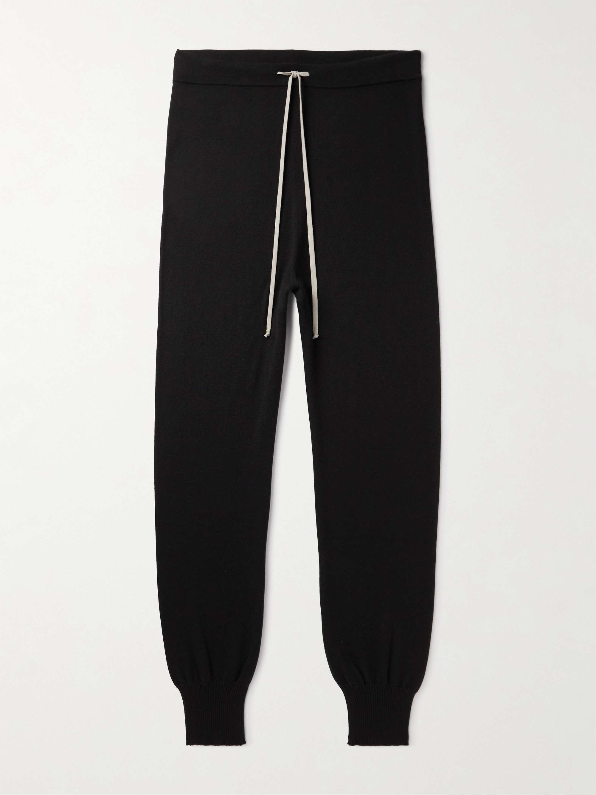 RICK OWENS Tapered Cashmere-Blend Sweatpants for Men