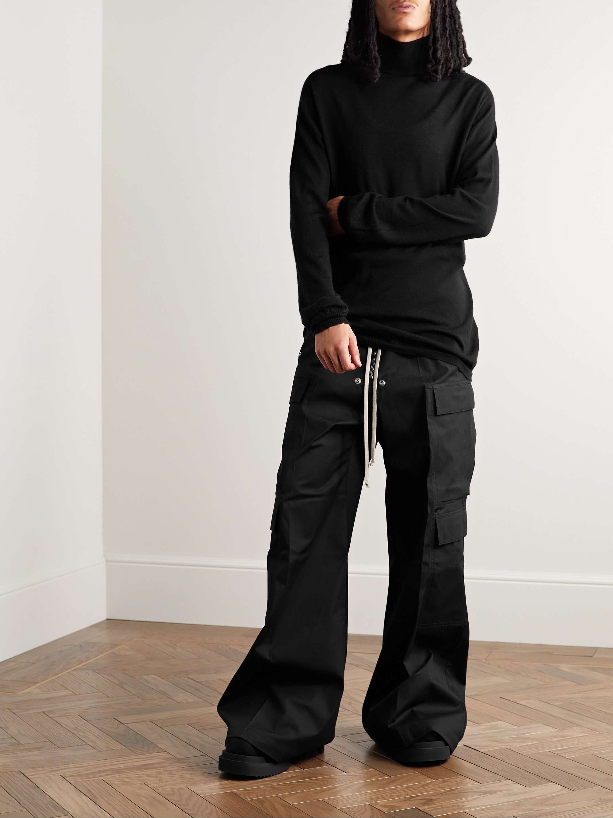 RICK OWENS Cashmere Rollneck Sweater