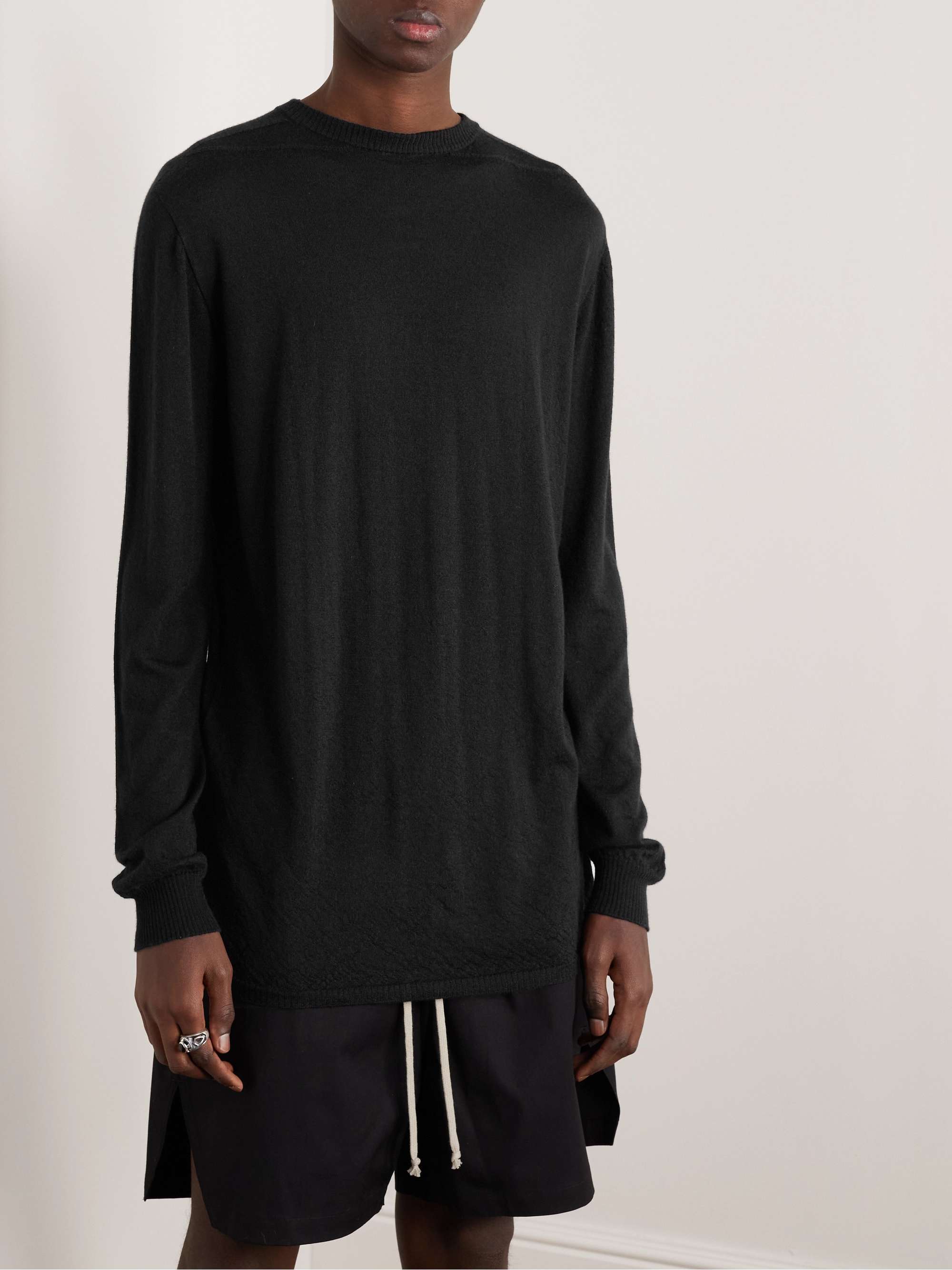 RICK OWENS Oversized Cashmere Sweater