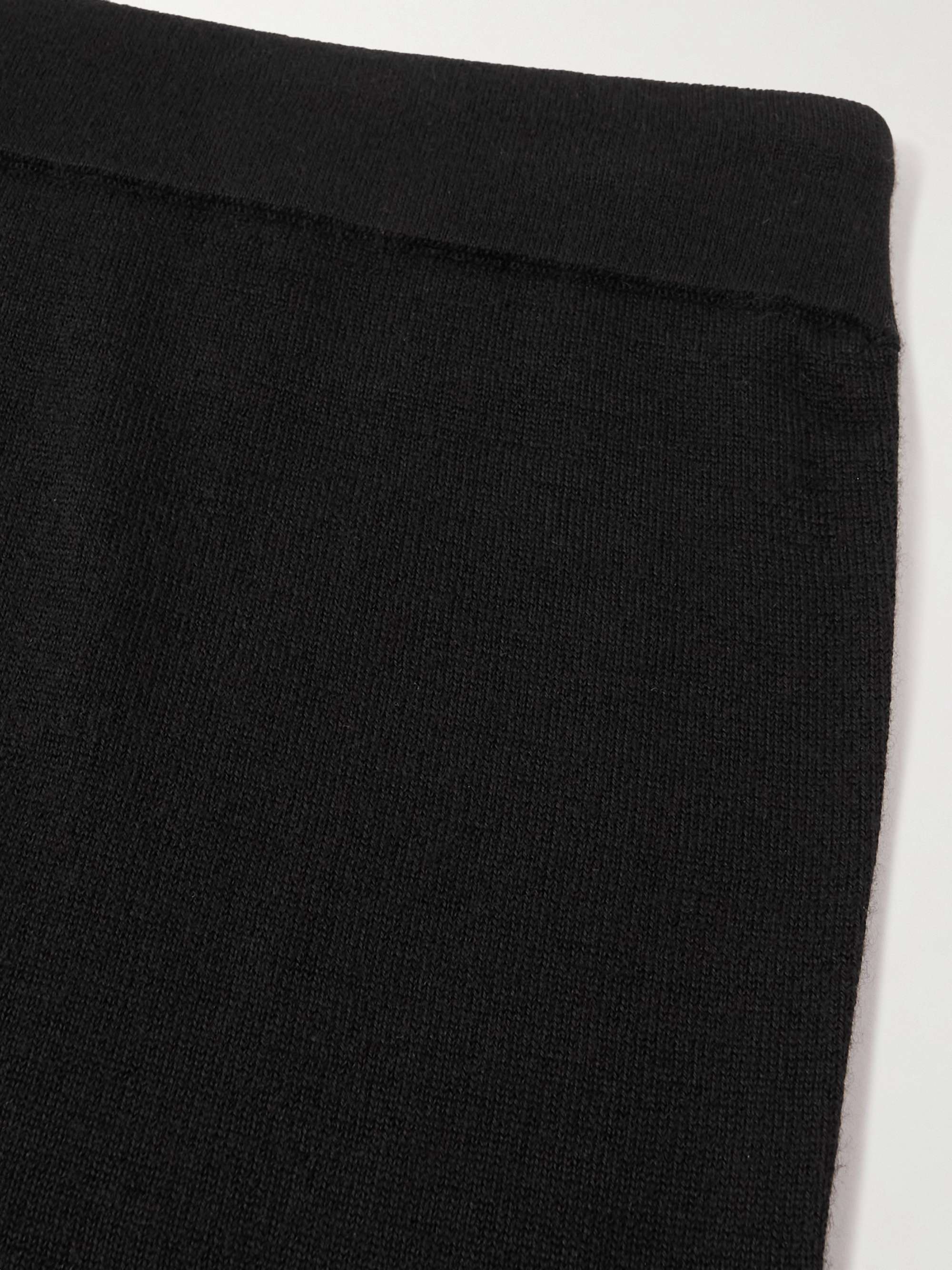 RICK OWENS Tapered Wool-Blend Sweatpants