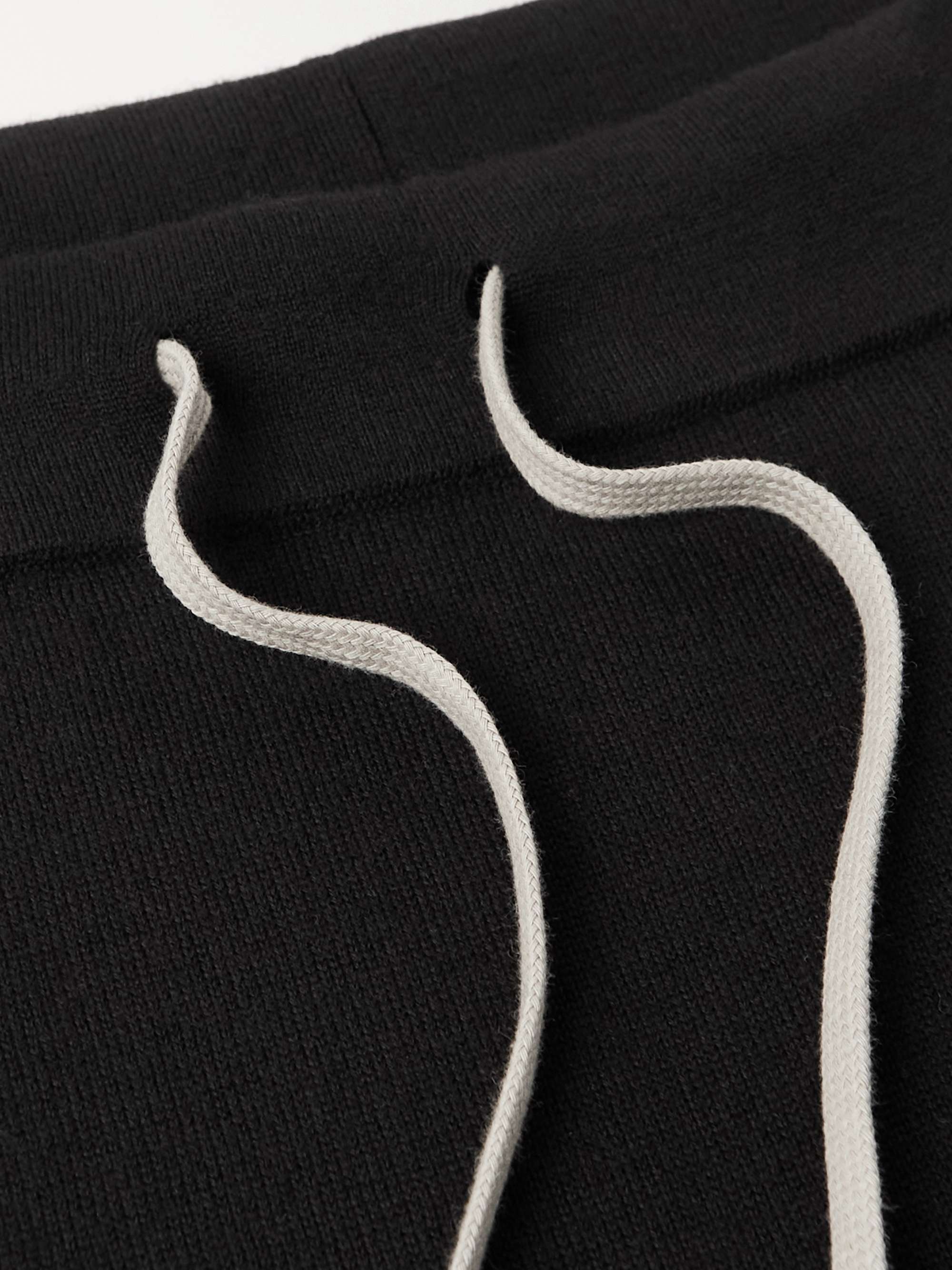 RICK OWENS Tapered Wool-Blend Sweatpants