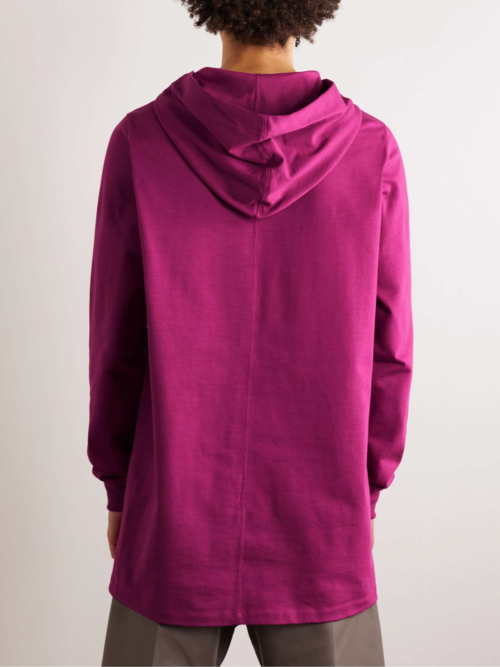 RICK OWENS Cotton-Jersey Hoodie