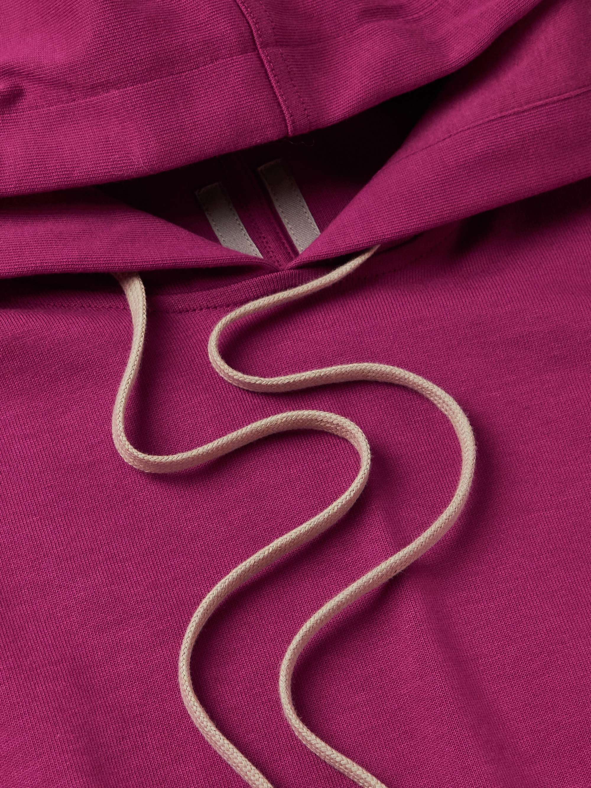 RICK OWENS Cotton-Jersey Hoodie