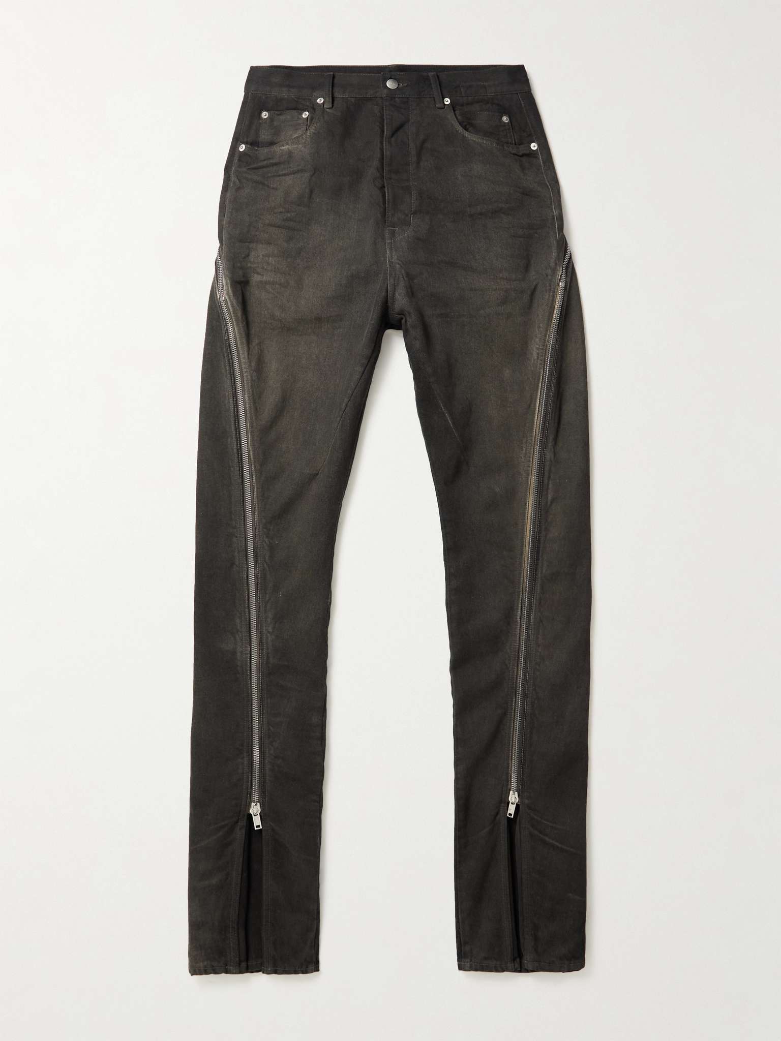 RICK OWENS Bolan ZipDetailed Flared Jeans for Men MR PORTER