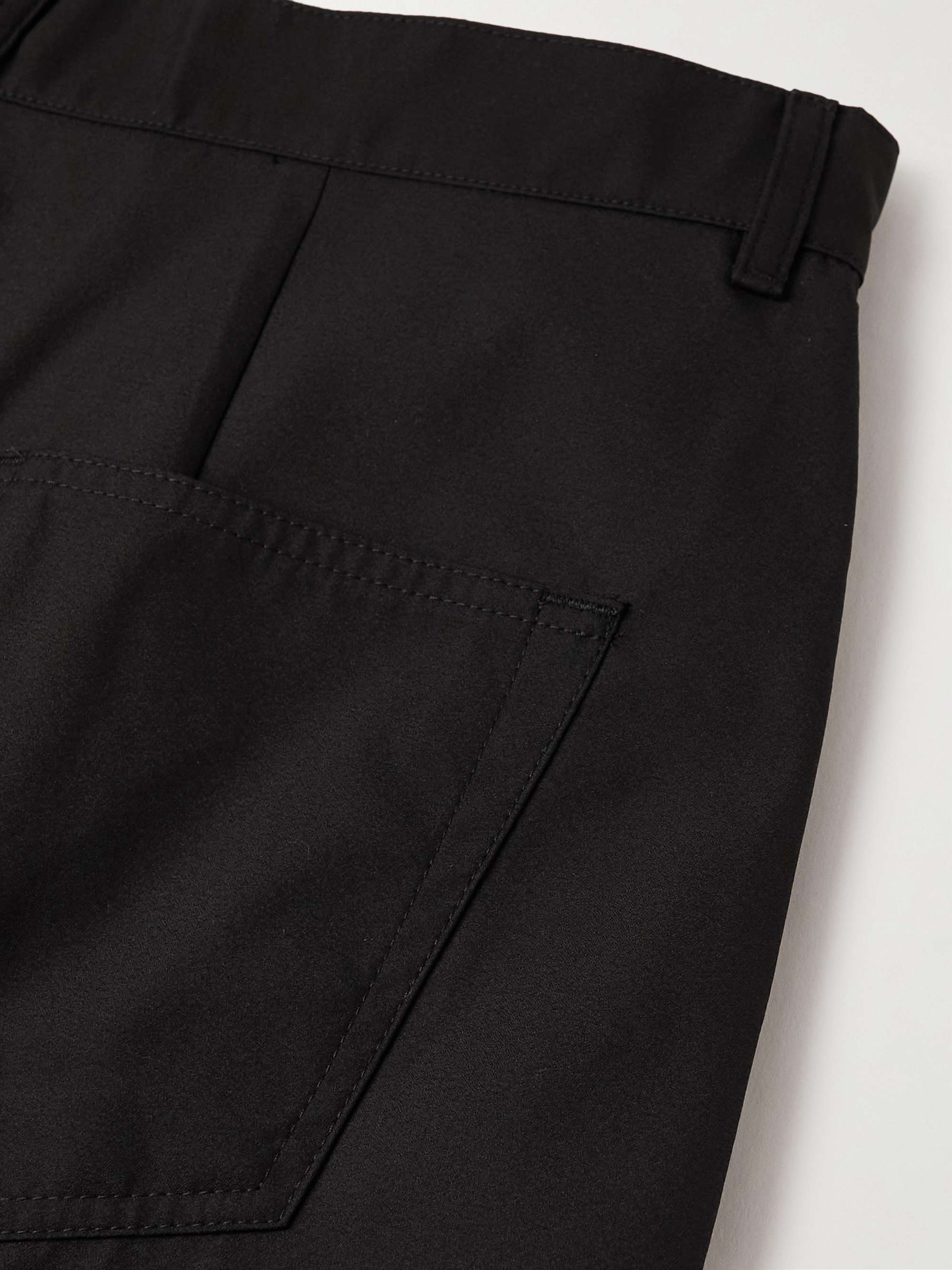 RICK OWENS Flared Taffeta Trousers