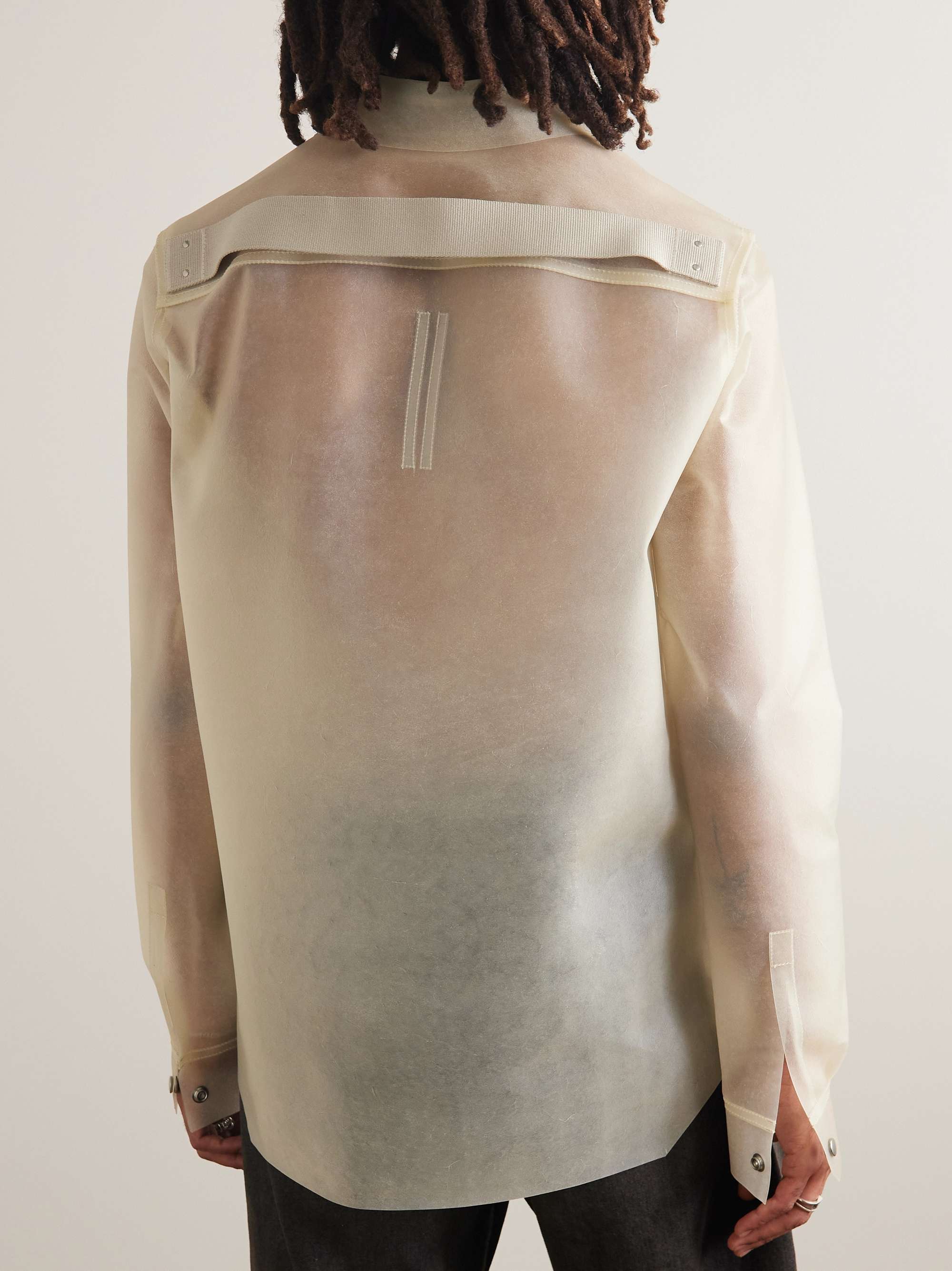 RICK OWENS Leather Overshirt