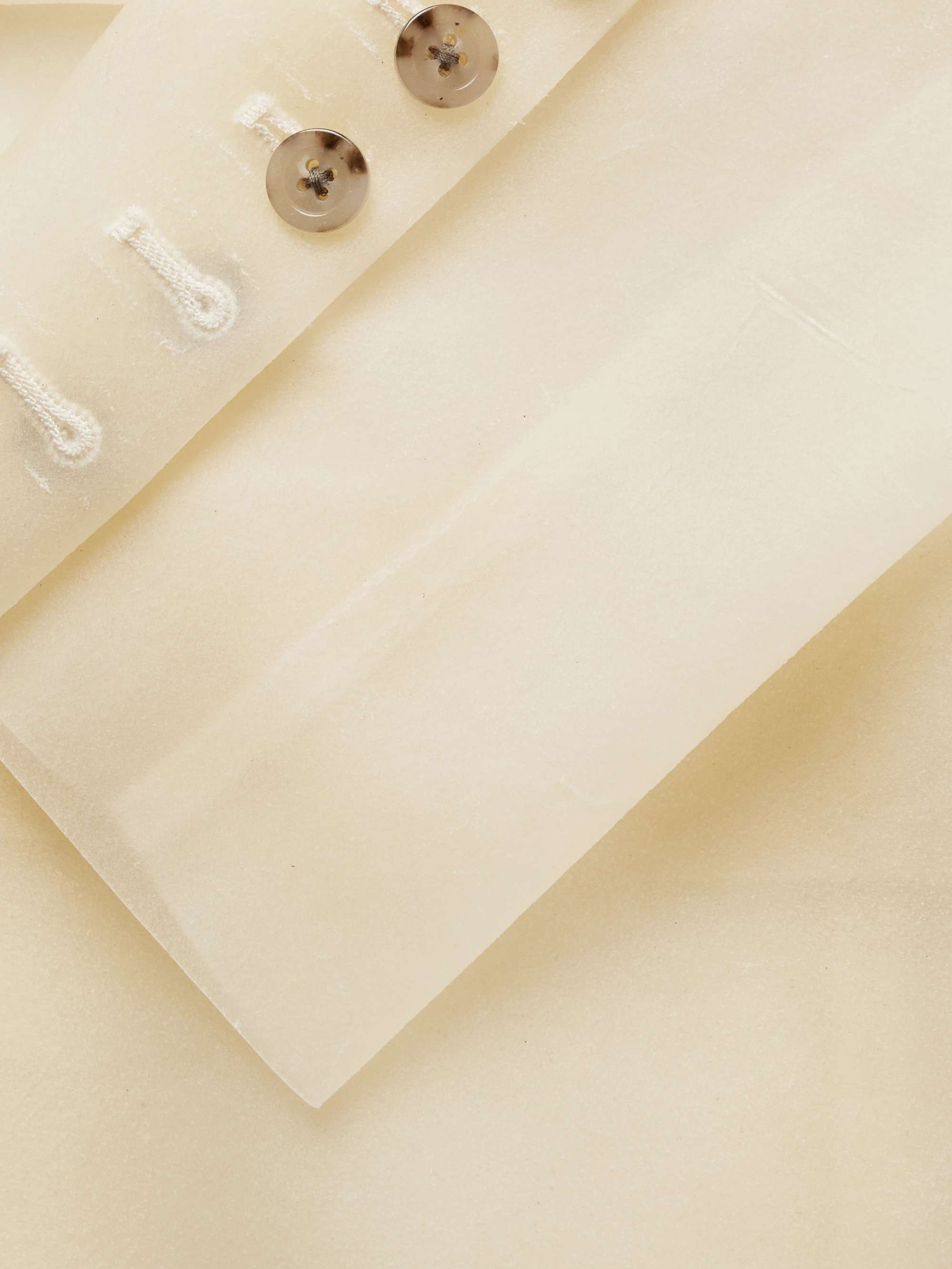 RICK OWENS Transparent Leather Blazer