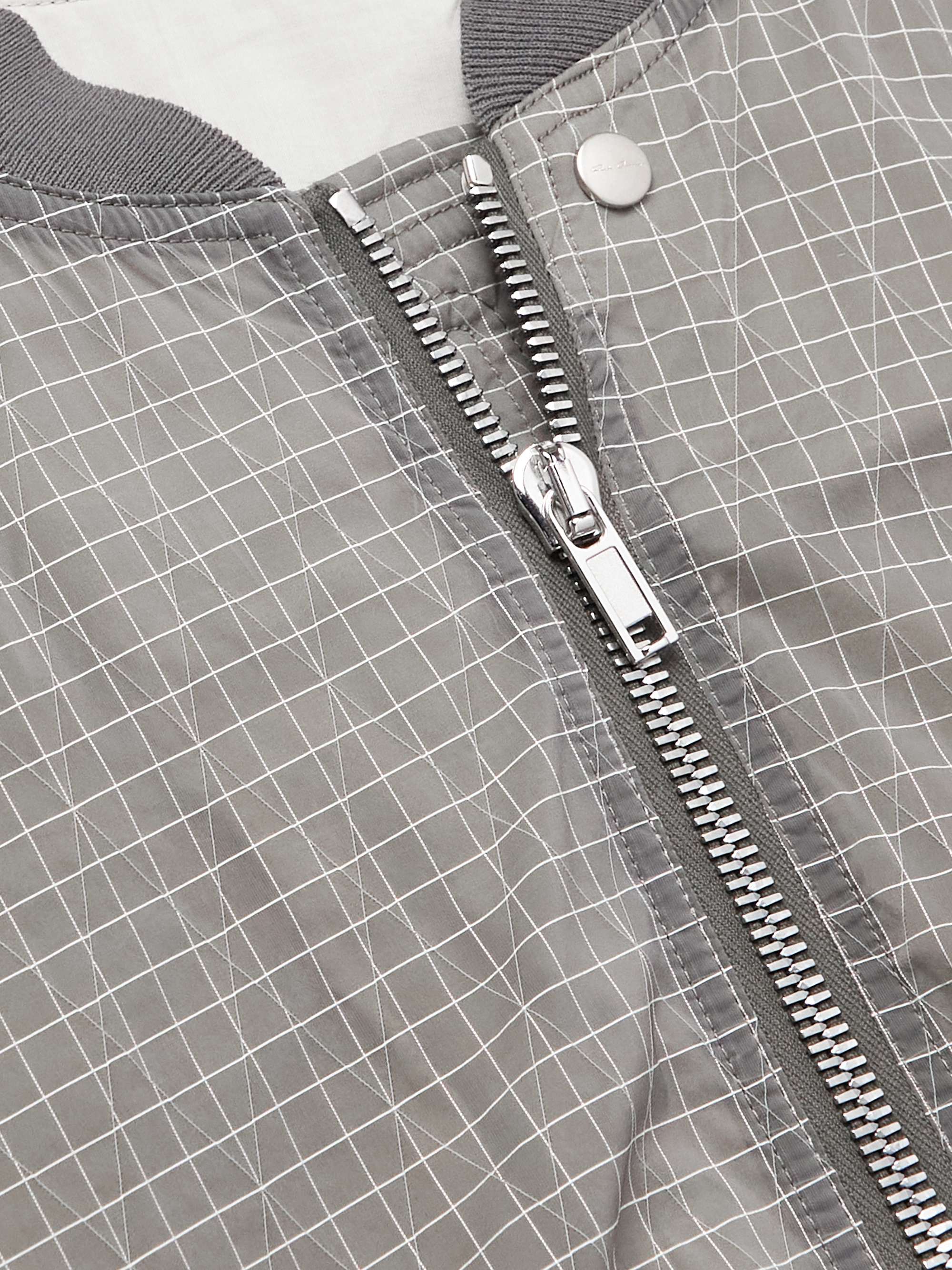 RICK OWENS Dyneema Jumbo Peter Ripstop Bomber Jacket