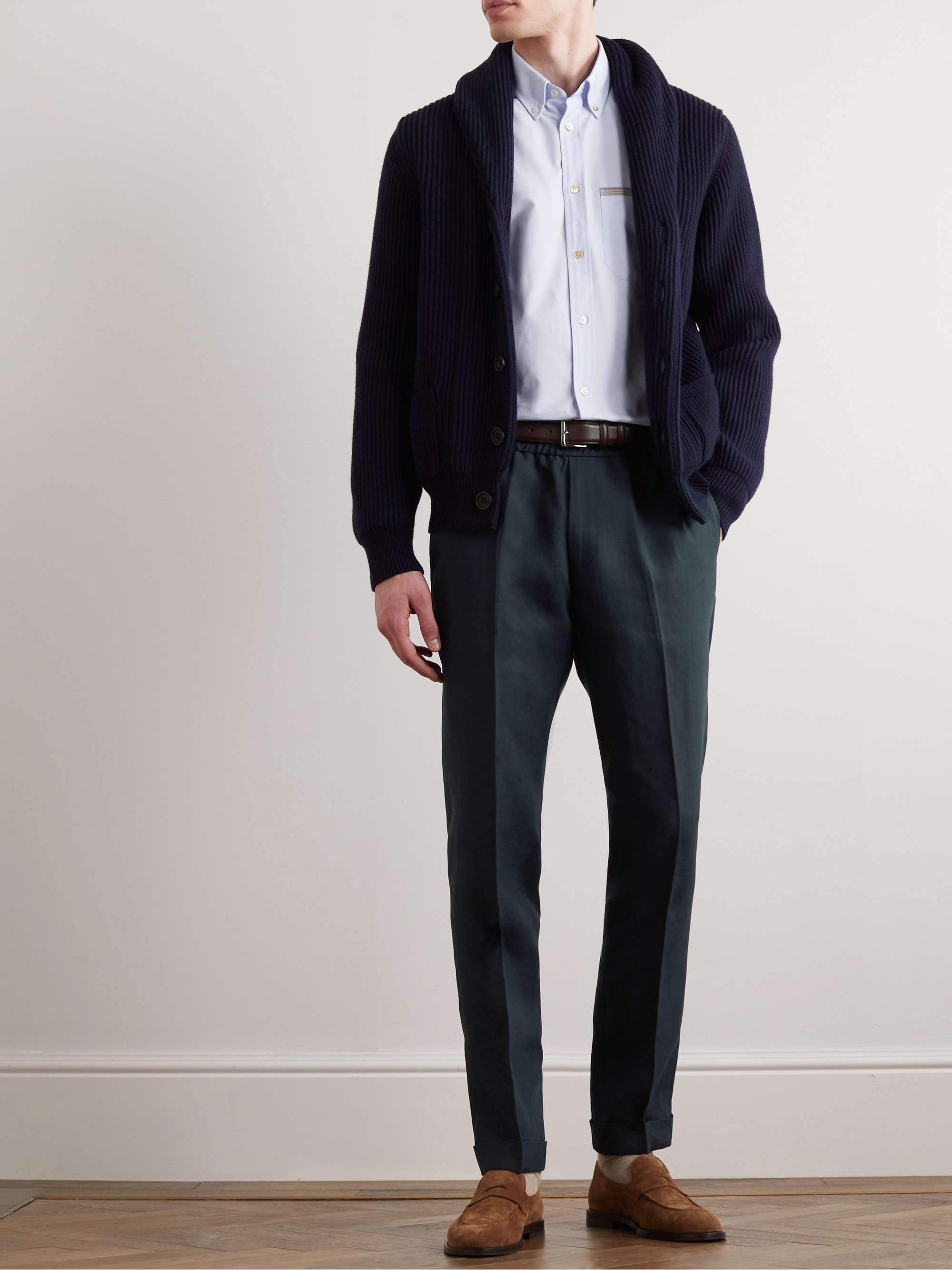 paul smith pleated trousers