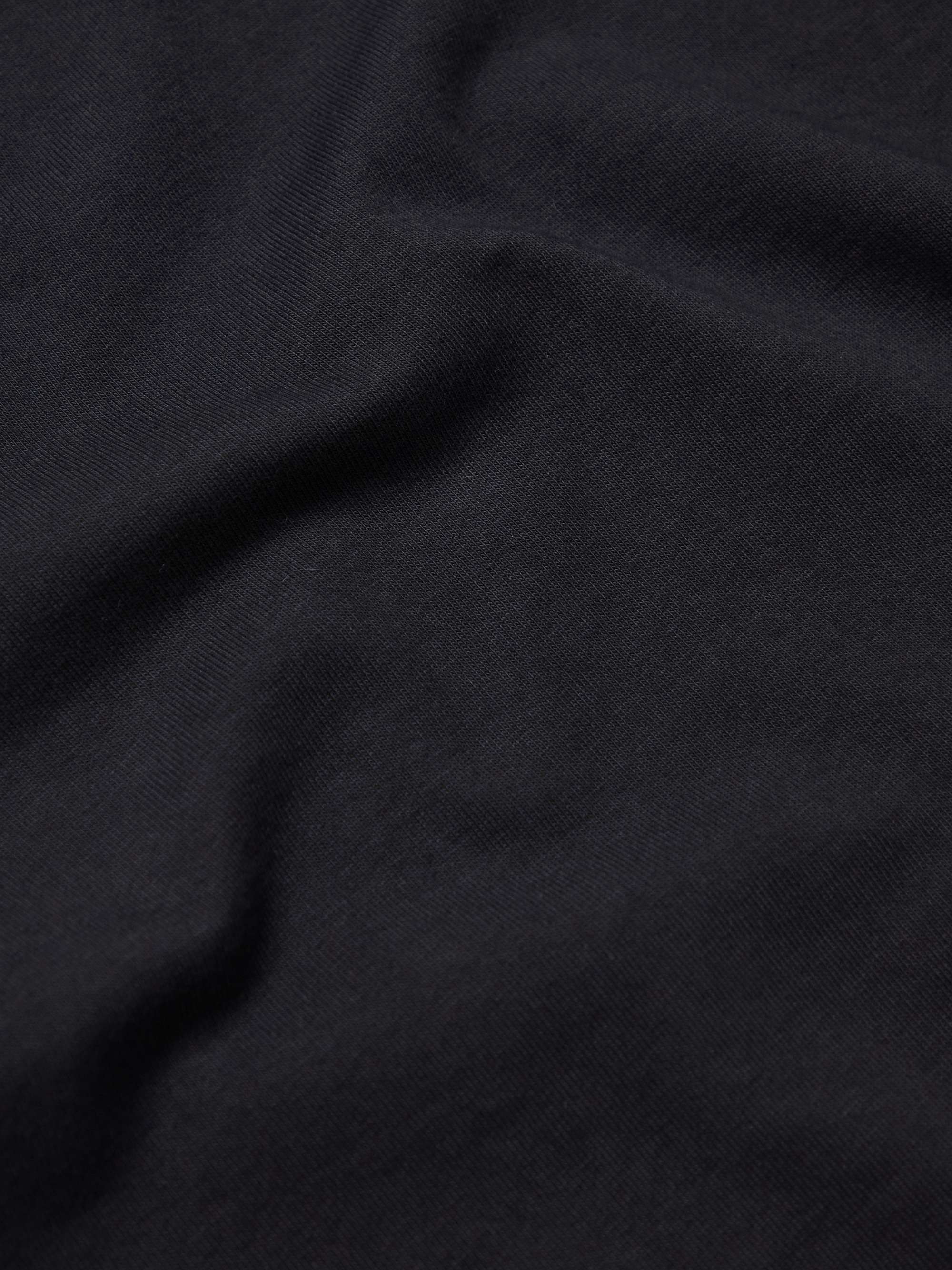 MASSIMO ALBA Watercolour Cotton-Jersey Henley T-Shirt
