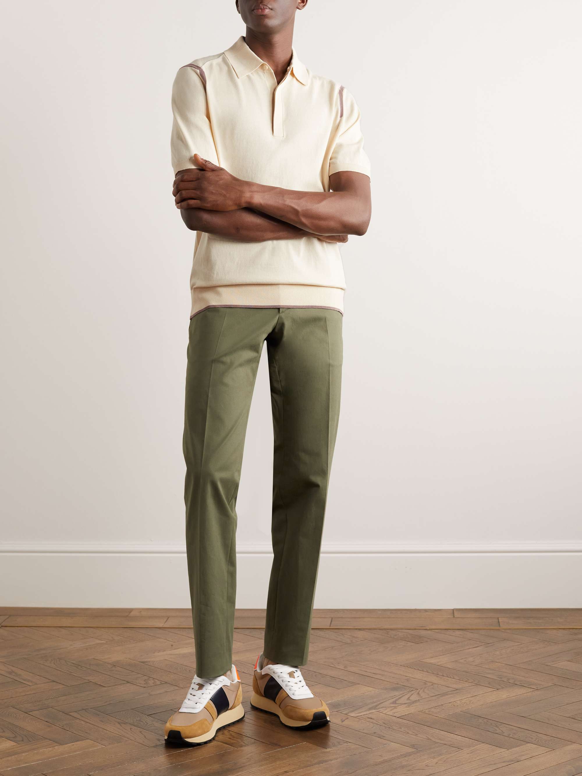 PAUL SMITH Two-Tone Cotton Polo Shirt for Men | MR PORTER