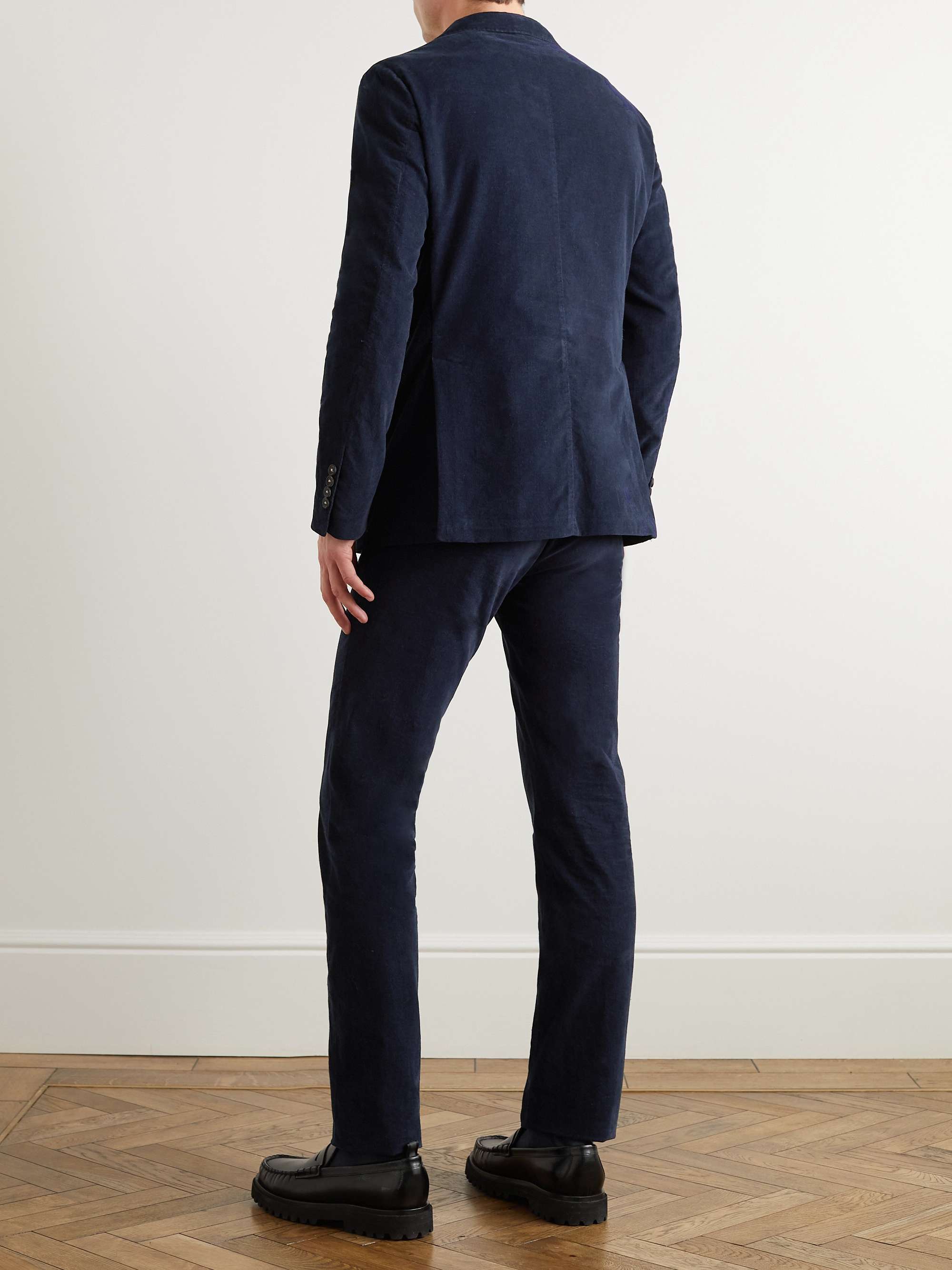 MASSIMO ALBA Sloop Slim-Fit Cotton-Corduroy Suit