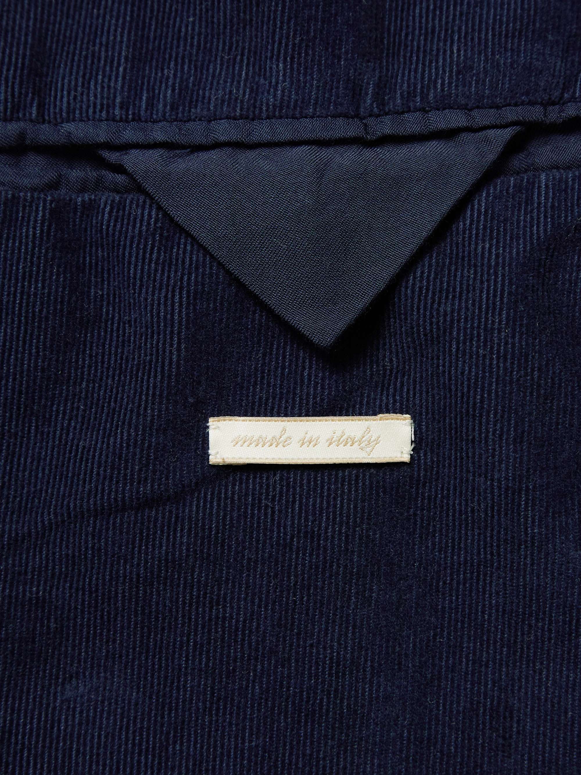 MASSIMO ALBA Sloop Slim-Fit Cotton-Corduroy Suit