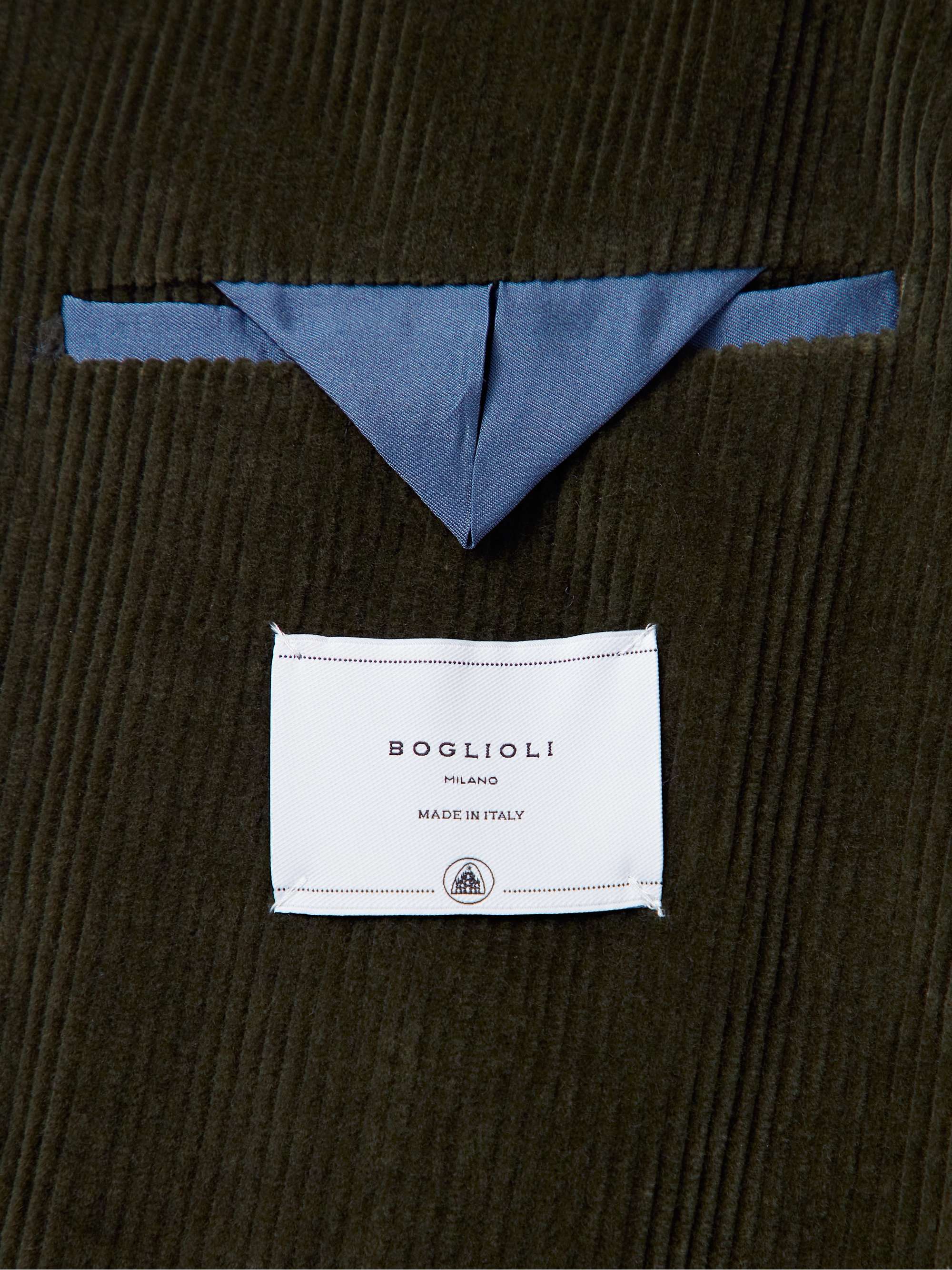 BOGLIOLI K-Jacket Unstructured Cotton-Corduroy Suit Jacket