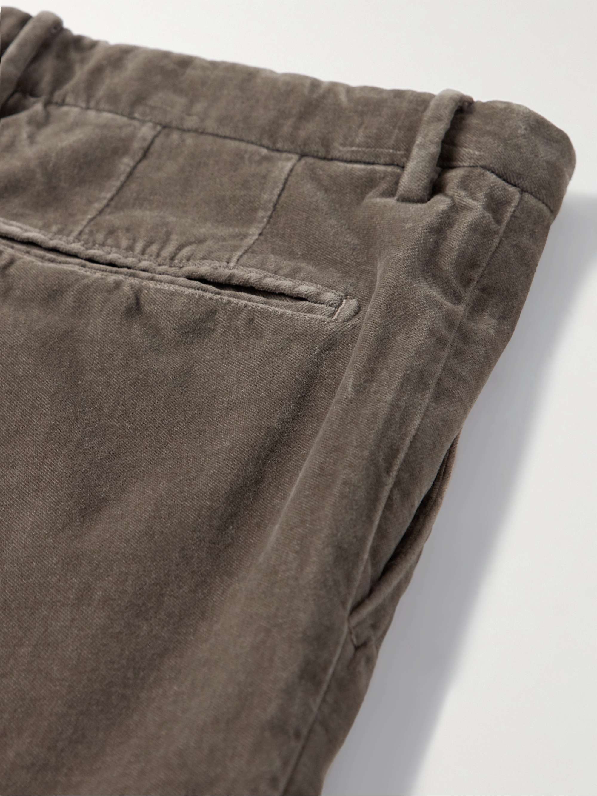 BOGLIOLI Slim-Fit Cotton-Moleskin Suit Trousers