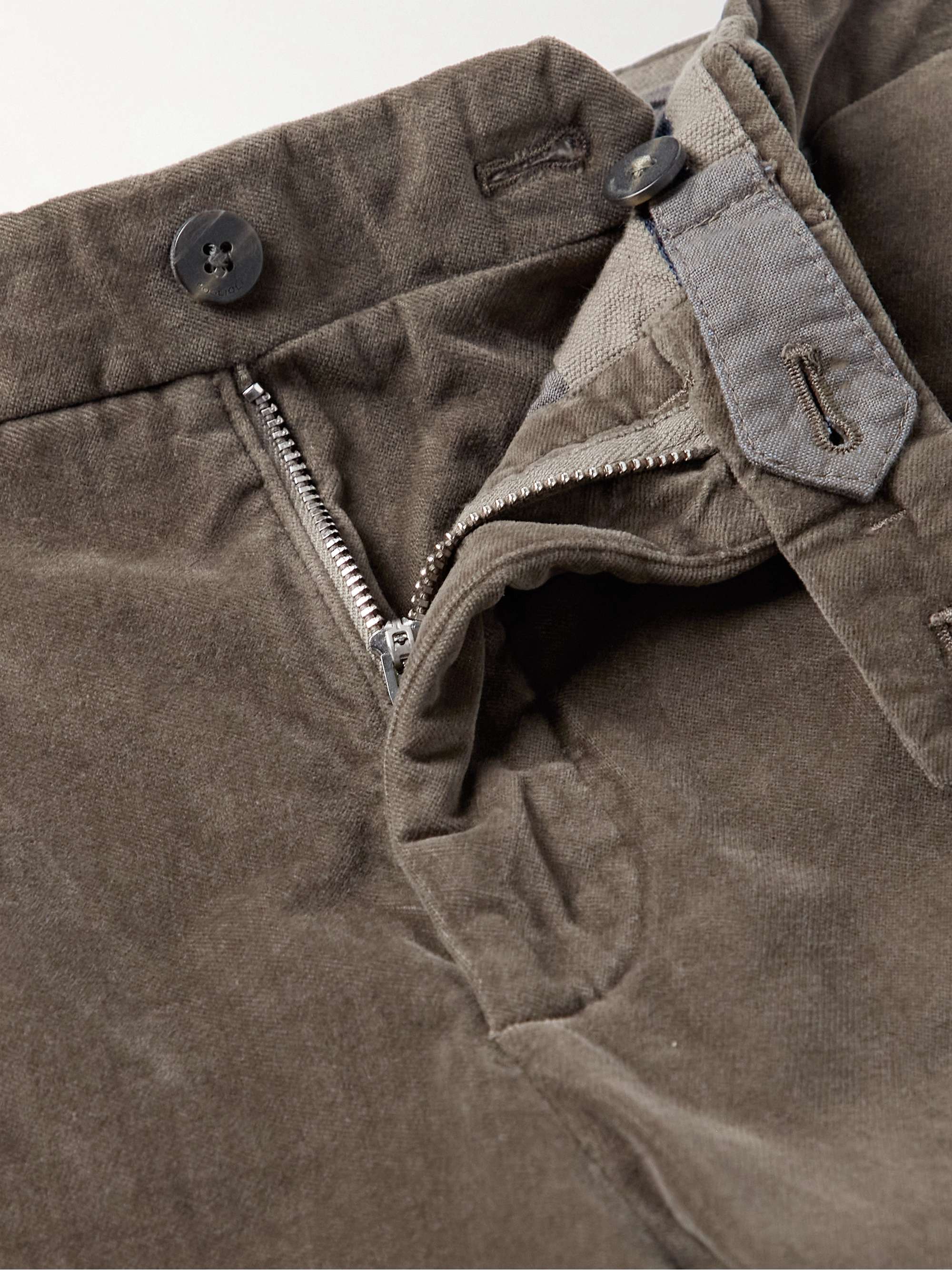 BOGLIOLI Slim-Fit Cotton-Moleskin Suit Trousers