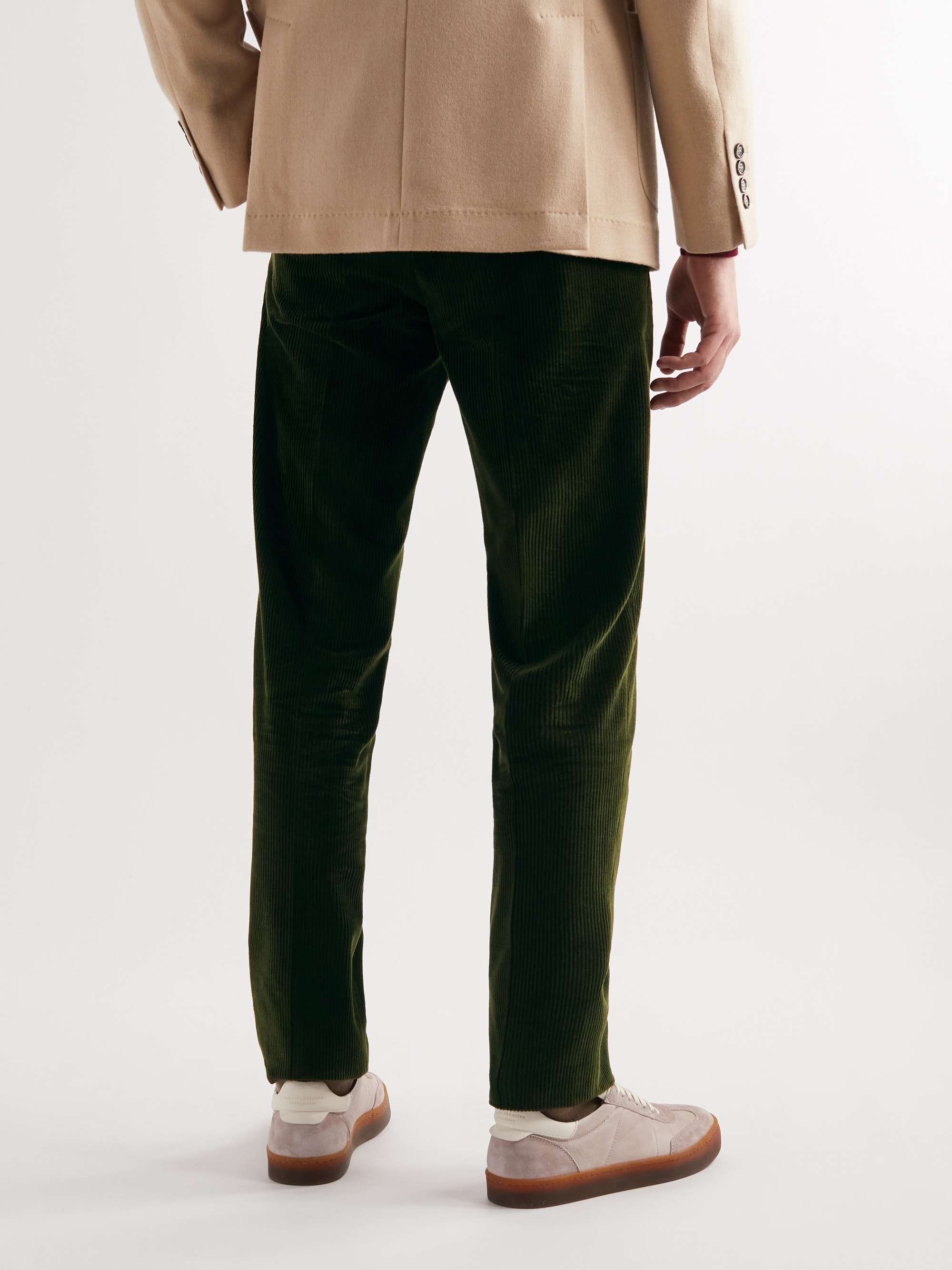 BOGLIOLI Straight-Leg Cotton-Corduroy Trousers