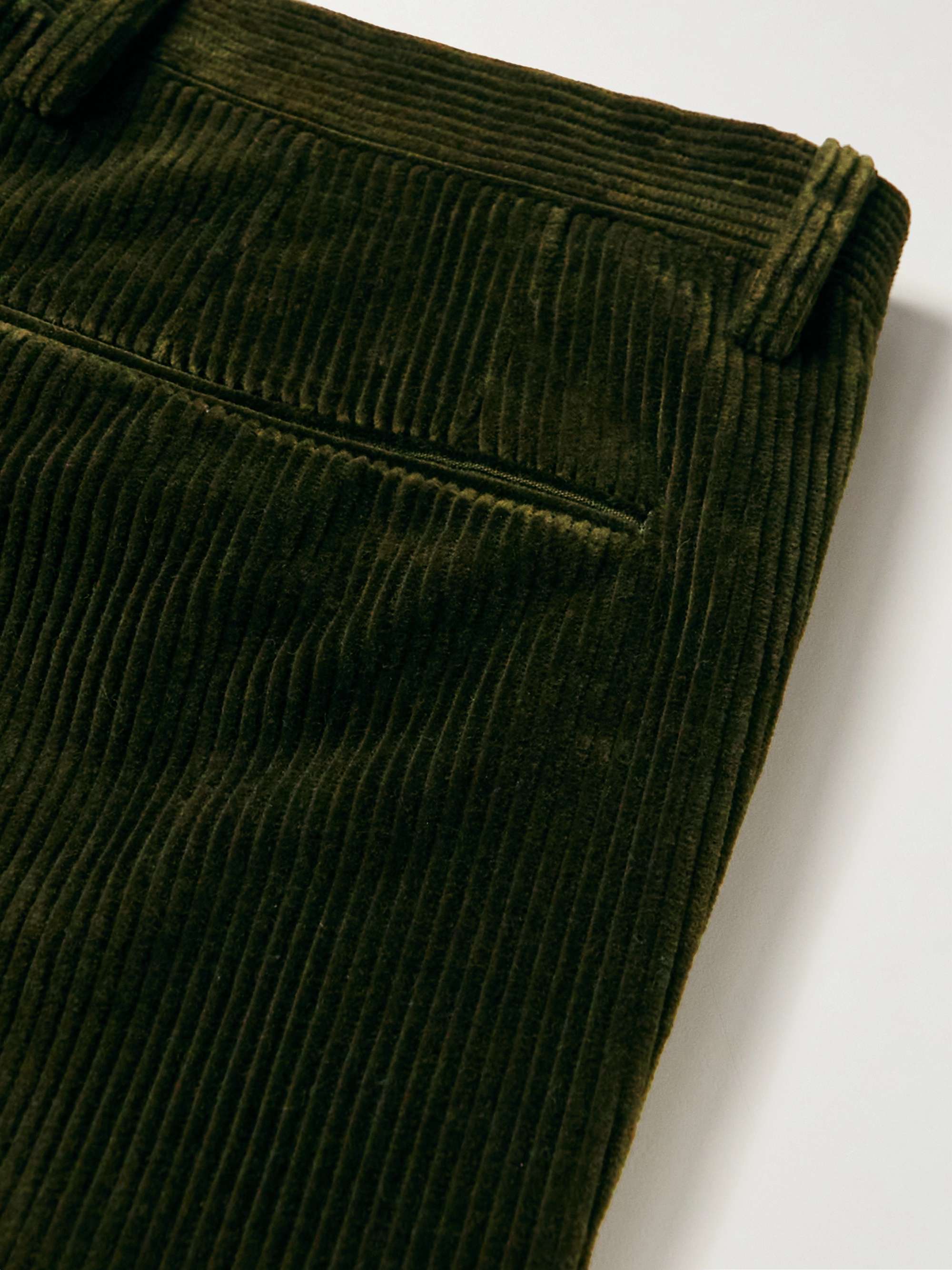 BOGLIOLI Straight-Leg Cotton-Corduroy Trousers