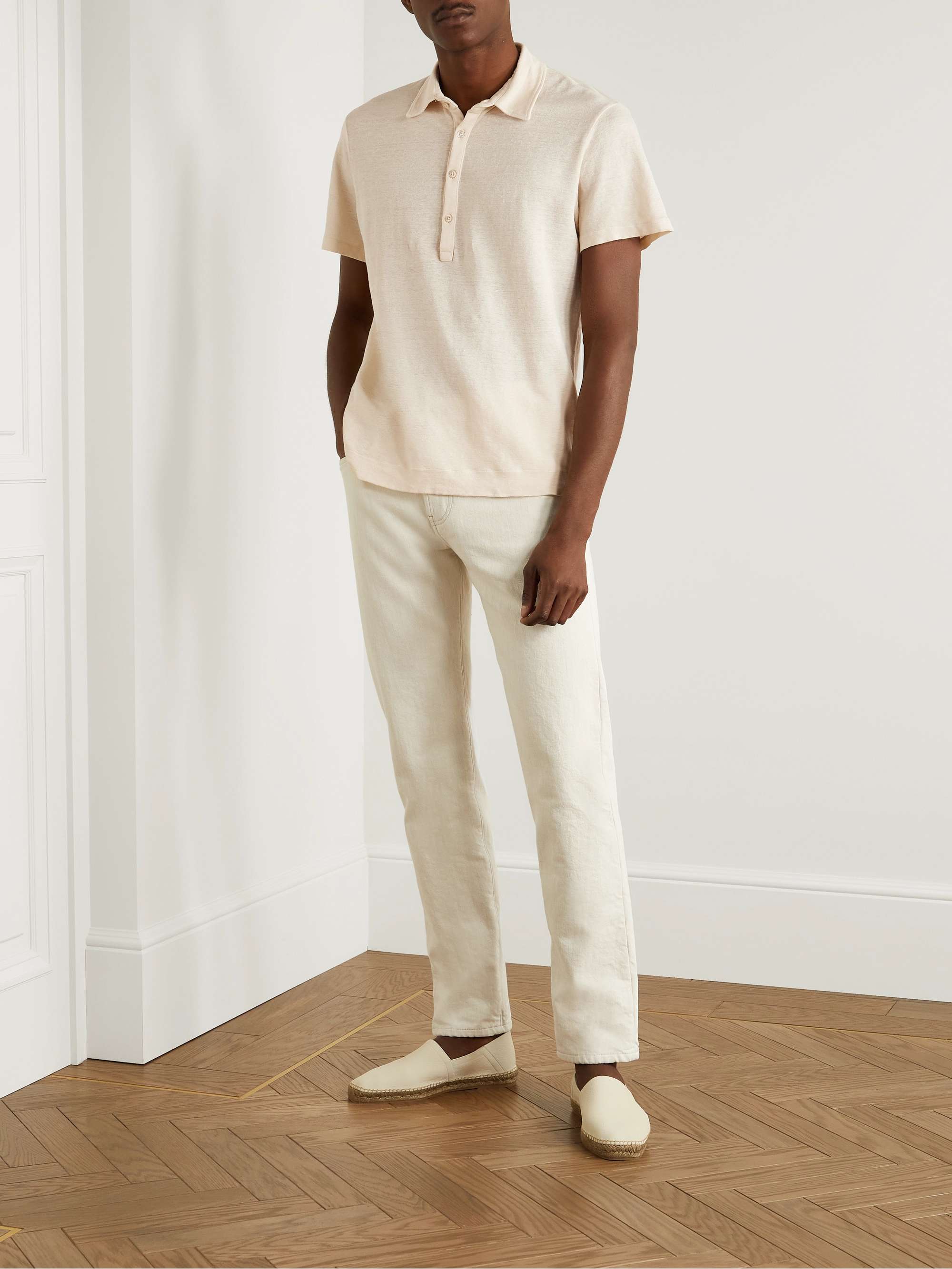 BOGLIOLI Linen Polo Shirt for Men MR PORTER