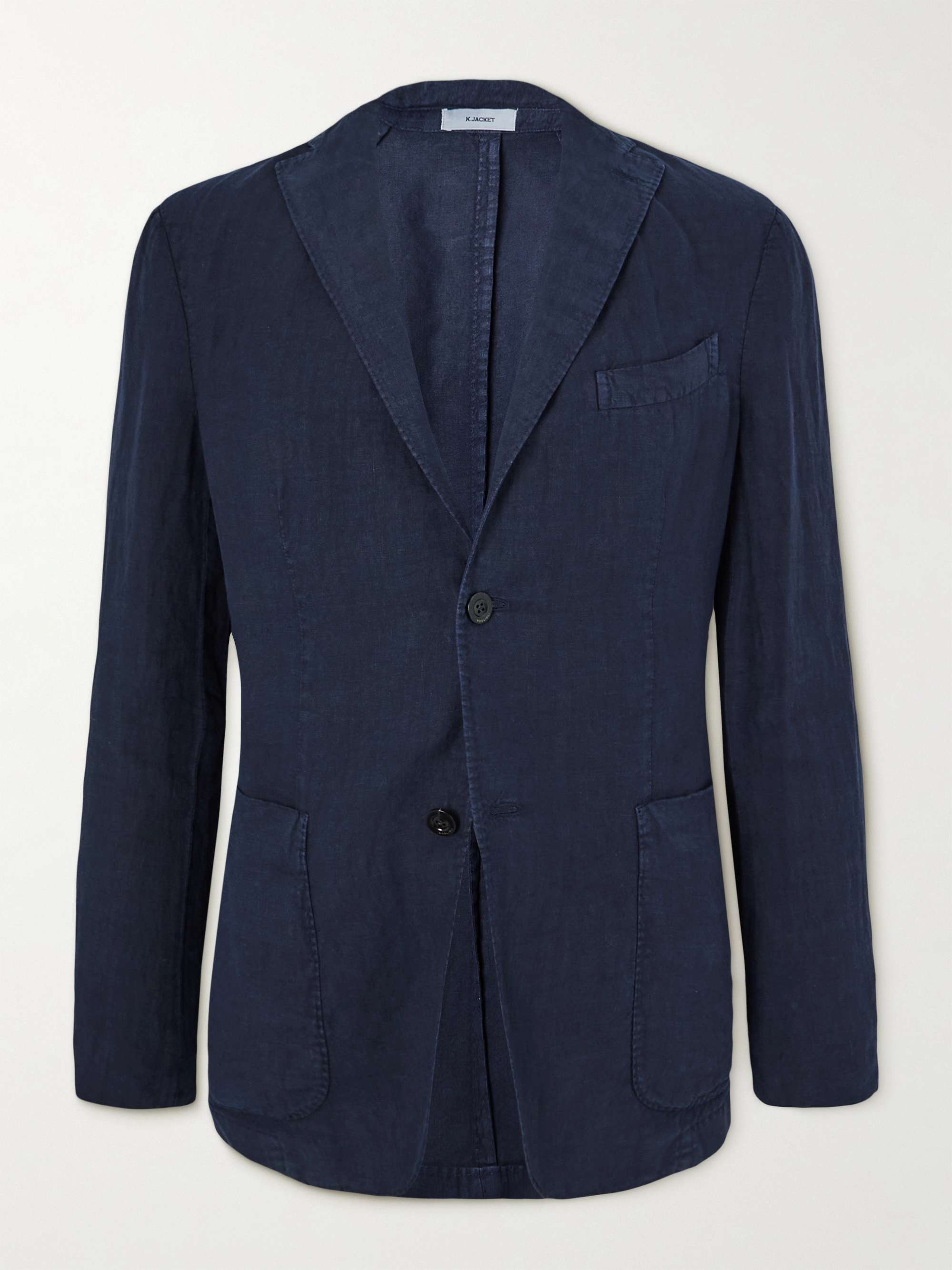 BOGLIOLI Garment-Dyed Linen Blazer for Men | MR PORTER