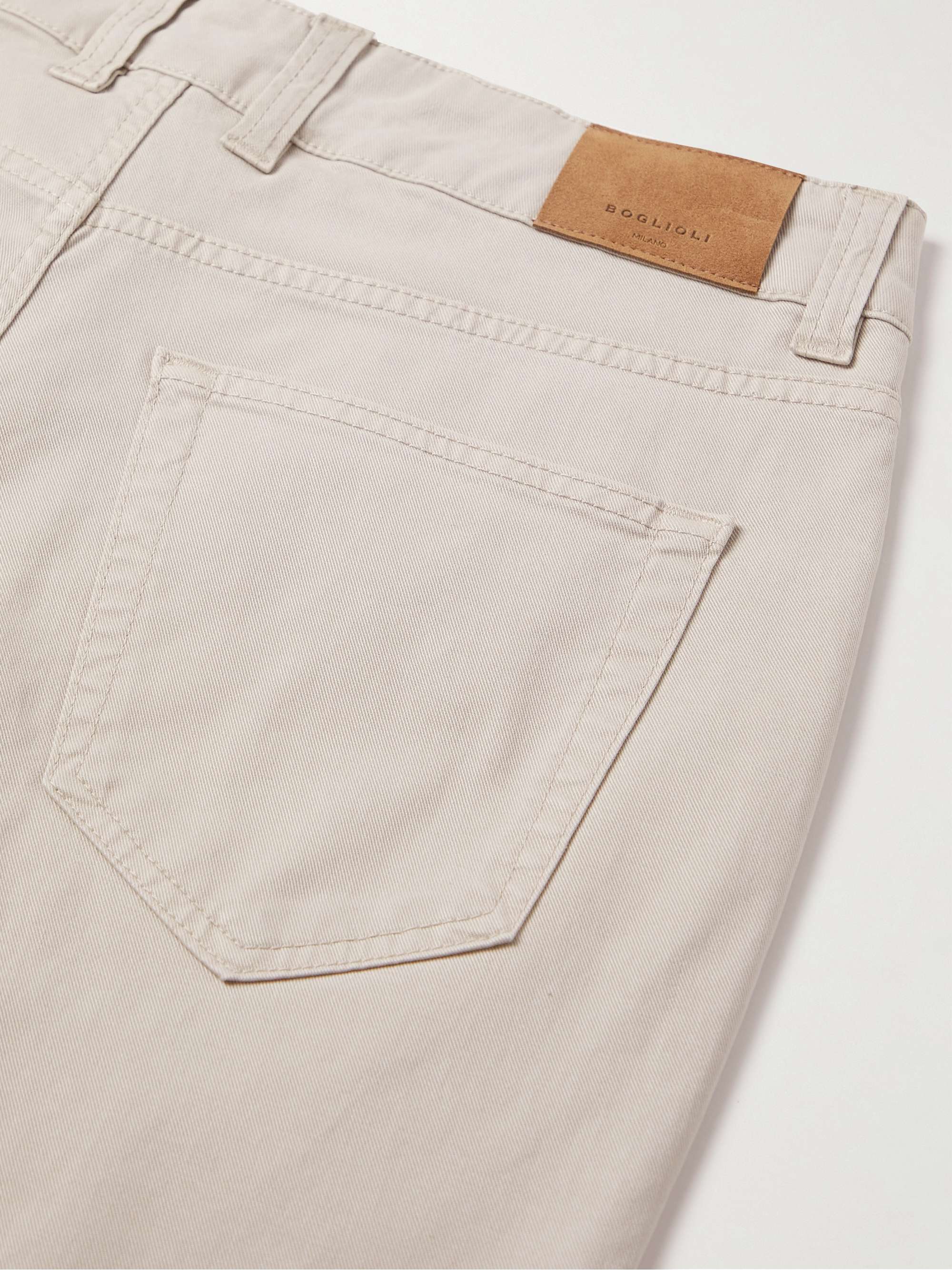 BOGLIOLI SlimFit GarmentDyed Jeans for Men MR PORTER