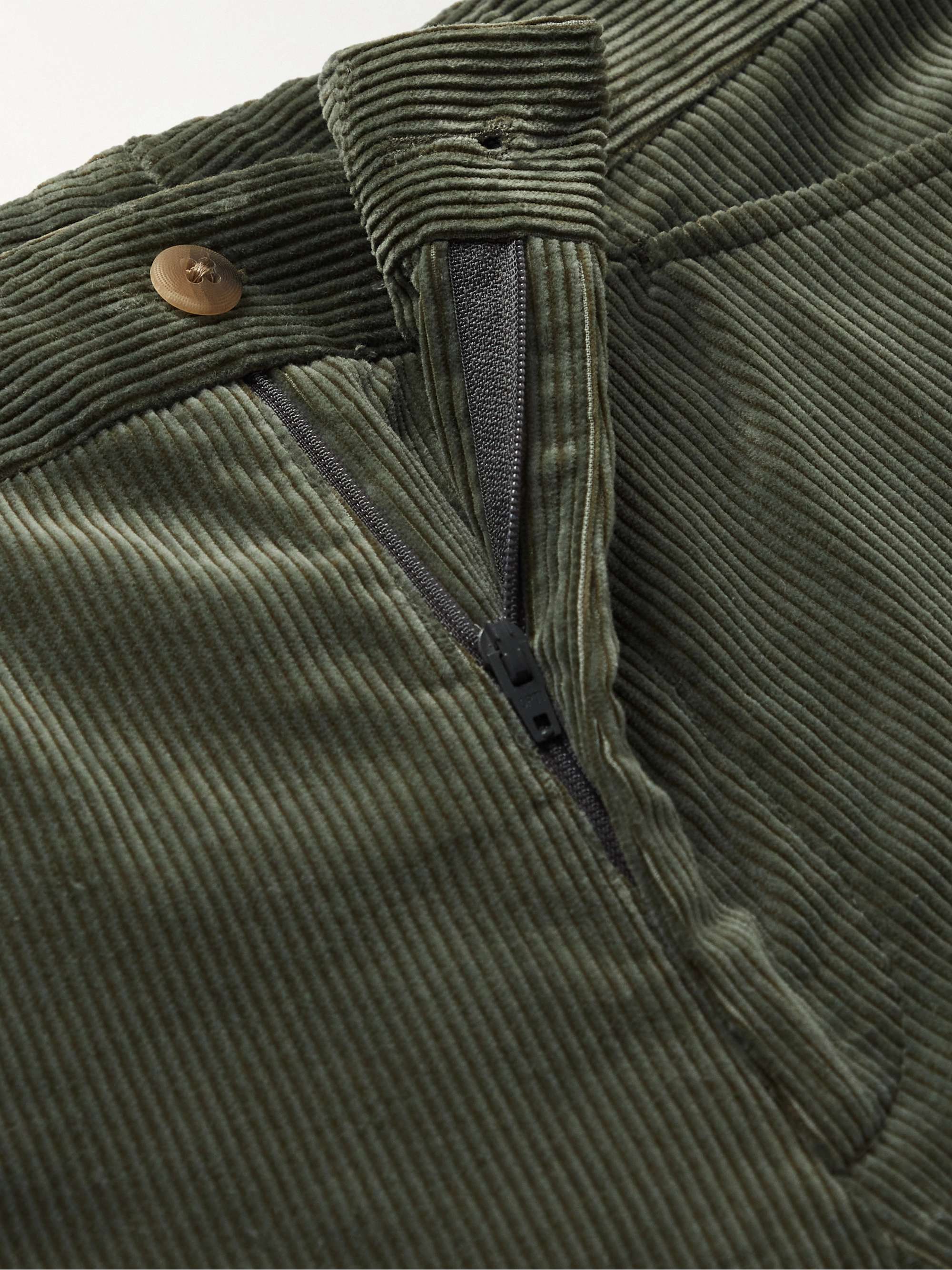 RALPH LAUREN PURPLE LABEL Straight-Leg Cotton-Corduroy Trousers