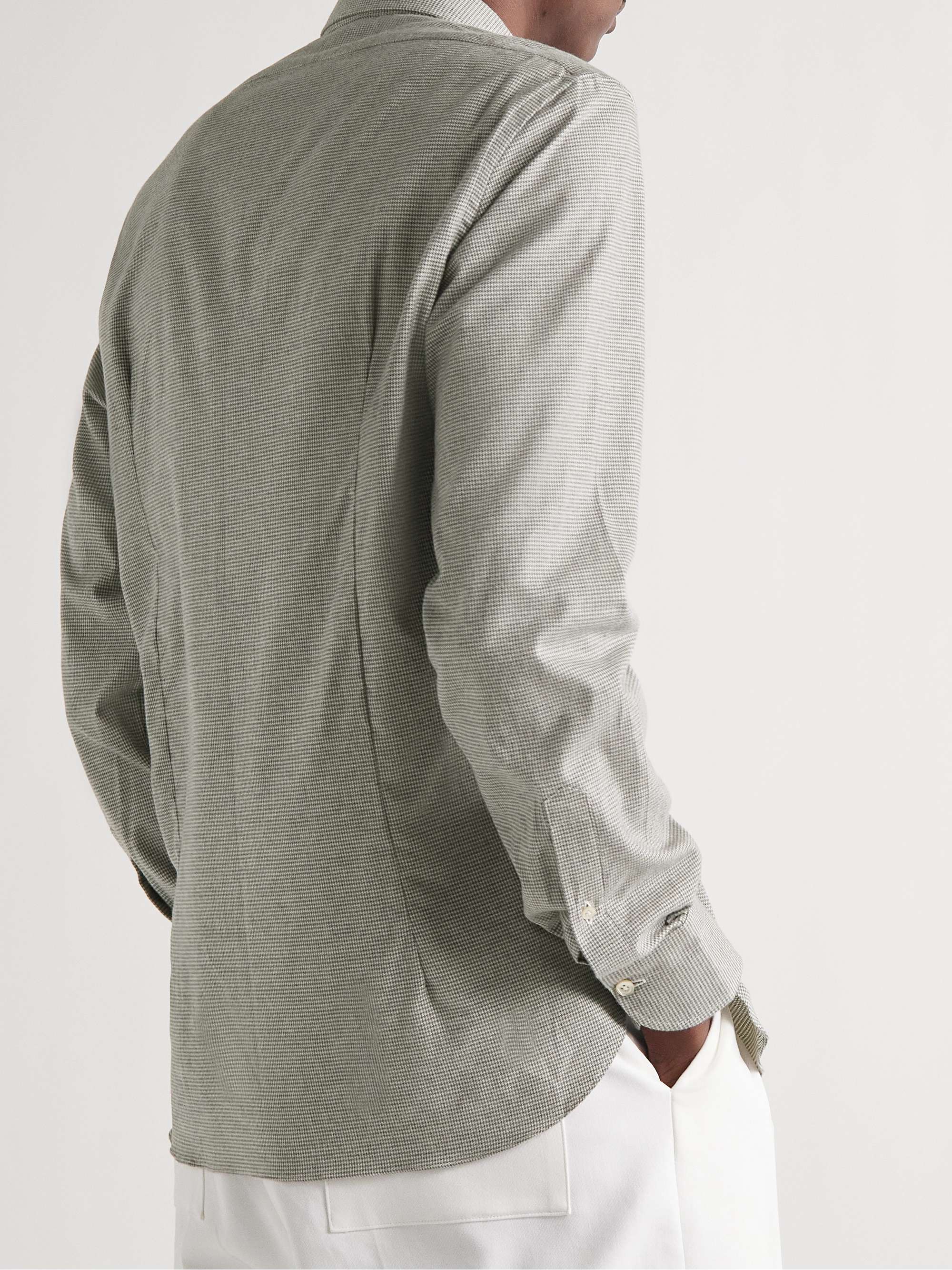 BOGLIOLI Houndstooth Cotton Shirt
