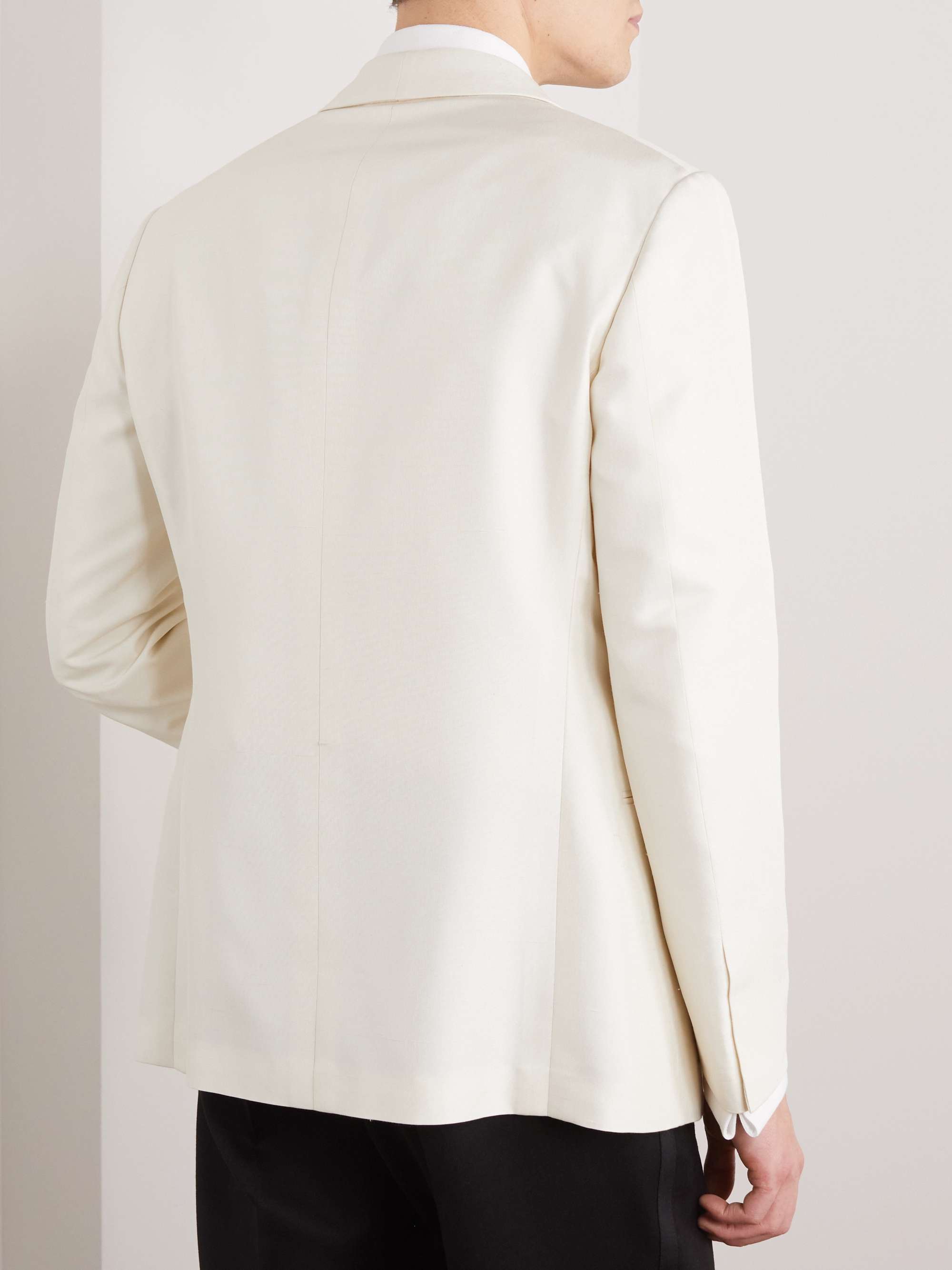 RALPH LAUREN PURPLE LABEL Slim-Fit Silk Tuxedo Jacket