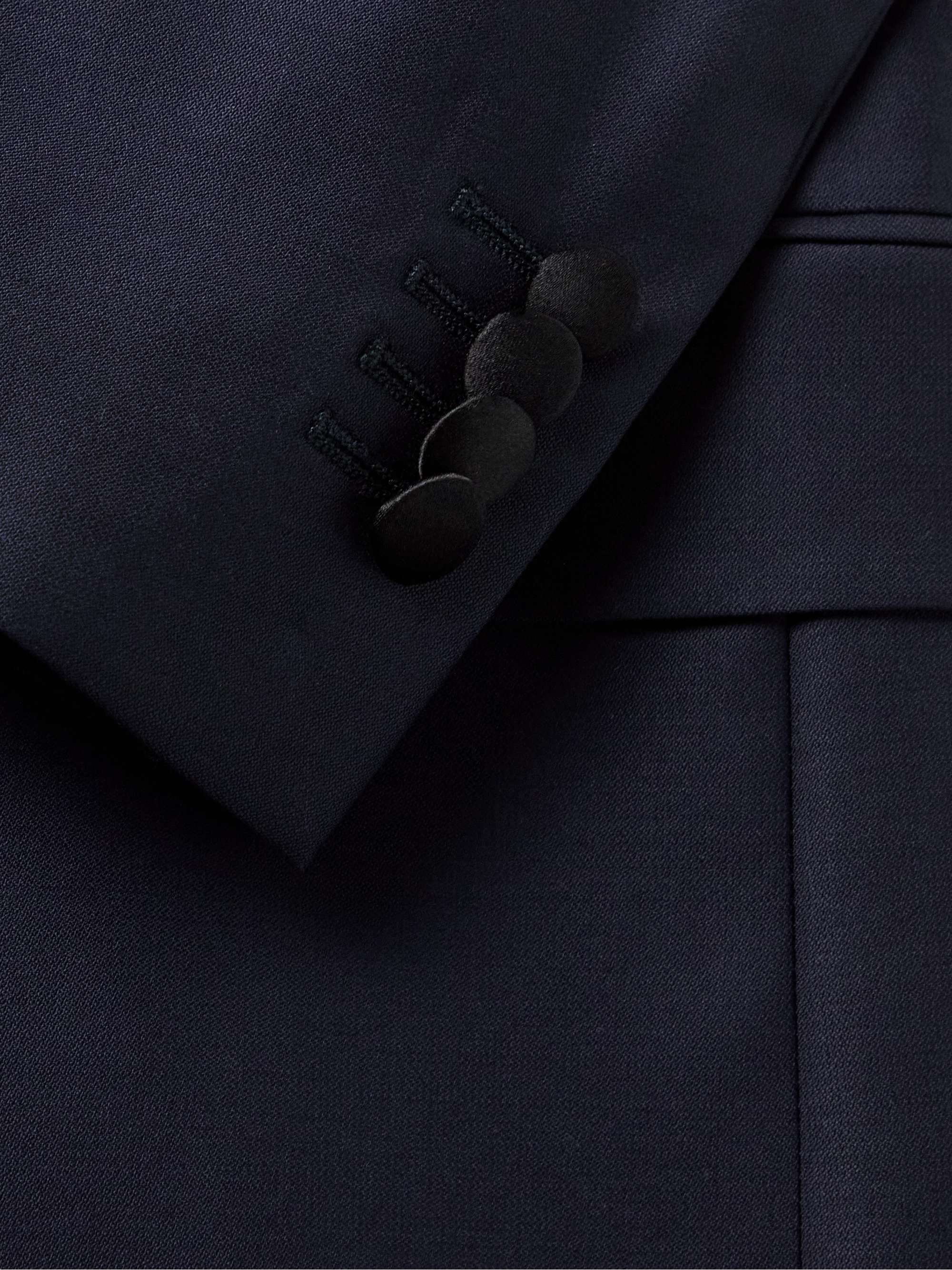 BOGLIOLI Double-Breasted Satin-Trimmed Wool-Blend Tuxedo Jacket