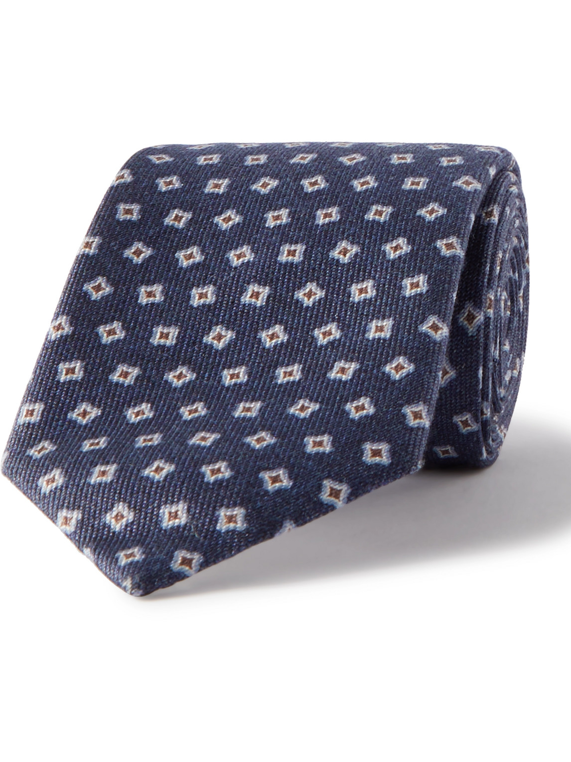 brioni grey and white polka dot tie in 1390 flanne | modesens