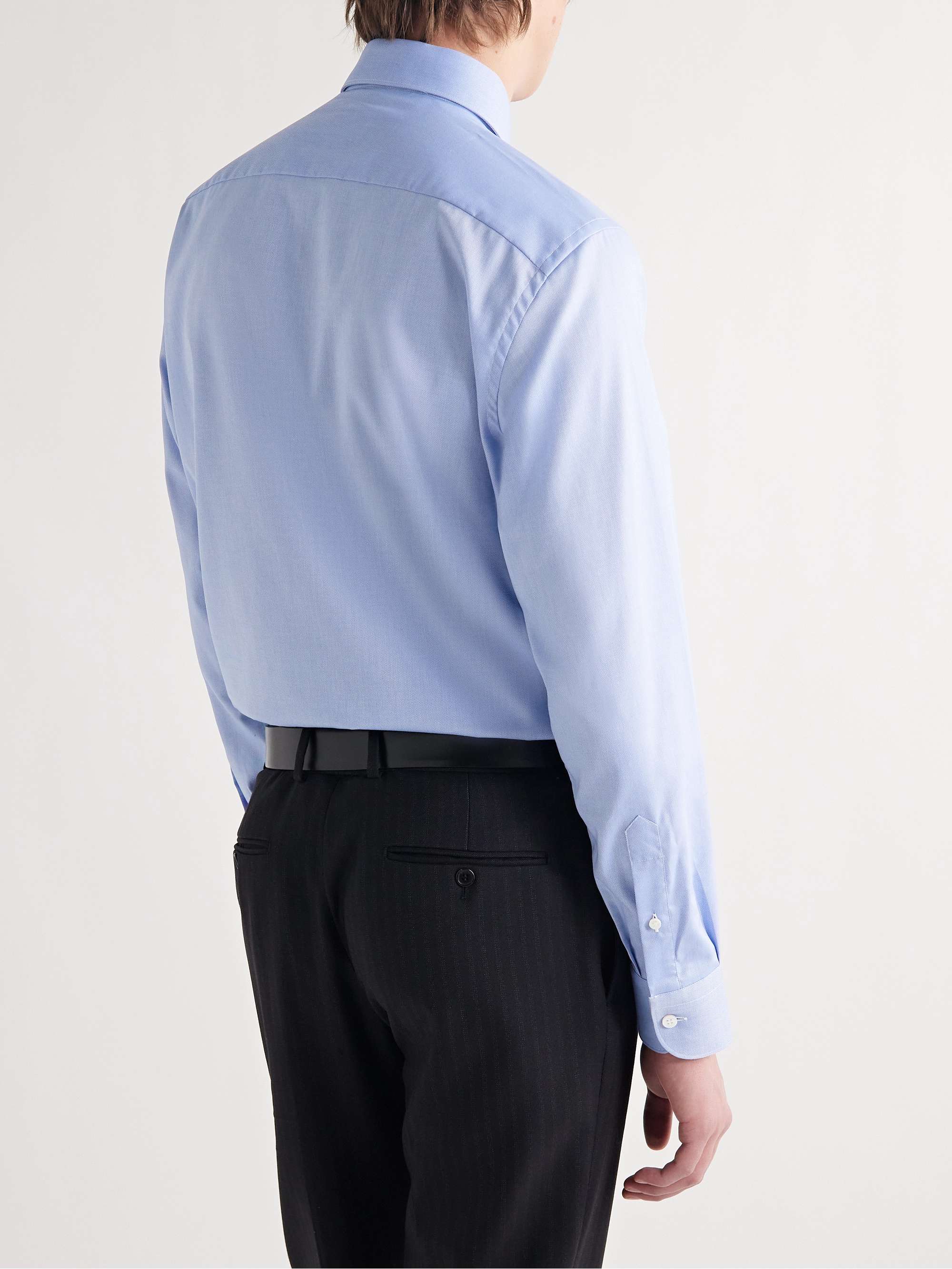 BRIONI Ventiquattro Cutaway-Collar Cotton Shirt