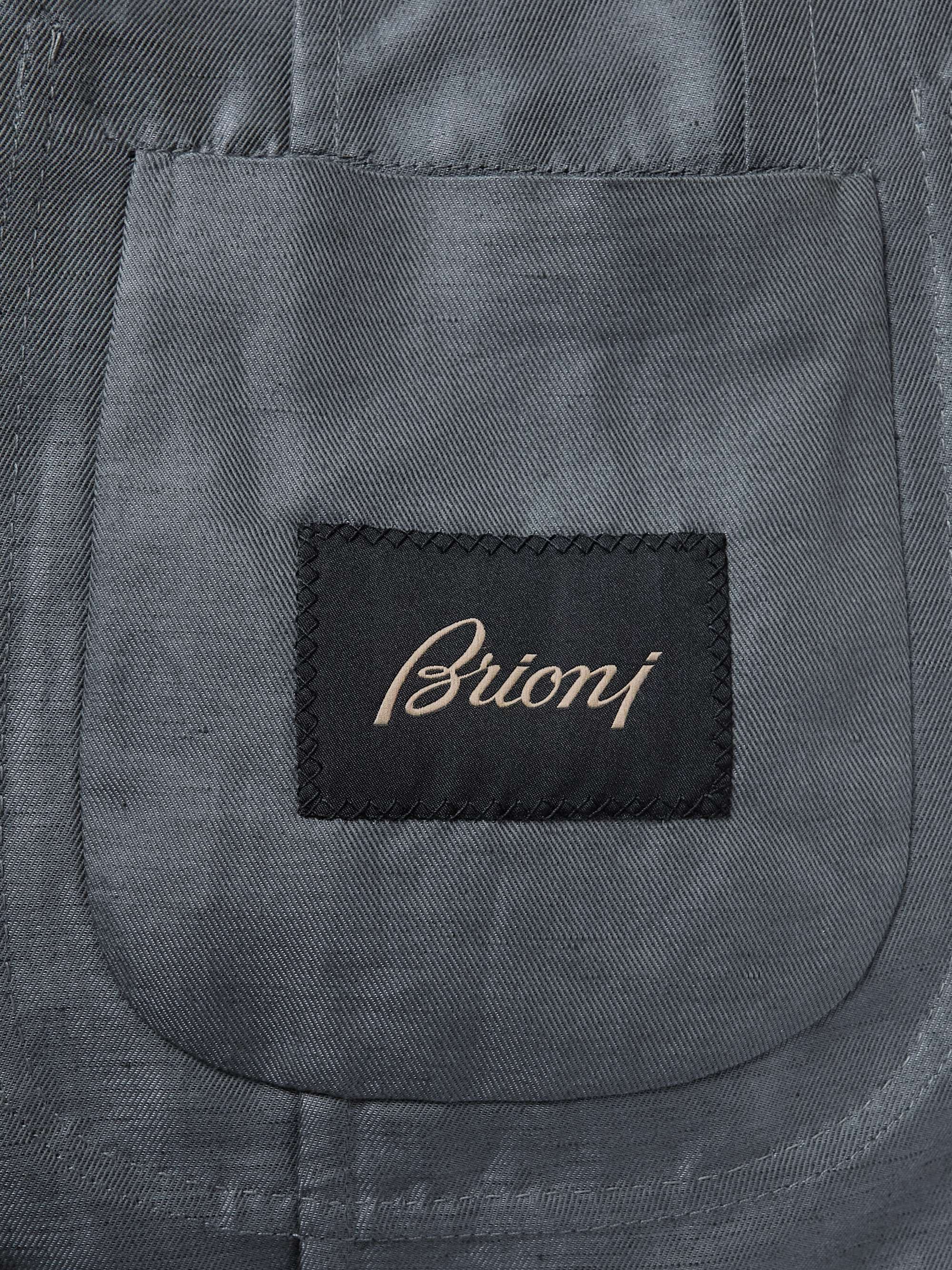 BRIONI Cotton, Linen and Silk-Blend Suit Jacket