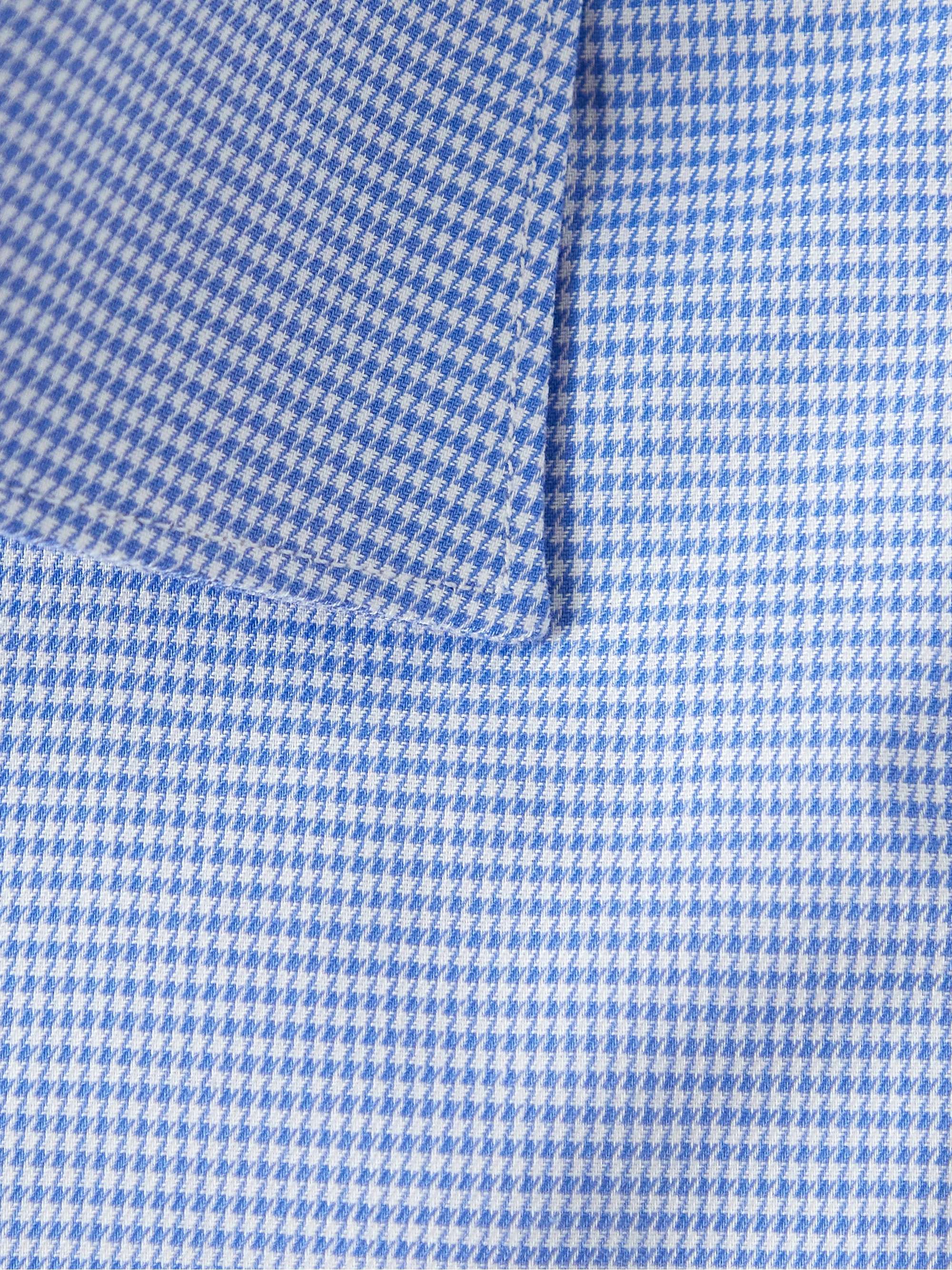 BRIONI Ventiquattro Cutaway-Collar Puppytooth Cotton Shirt