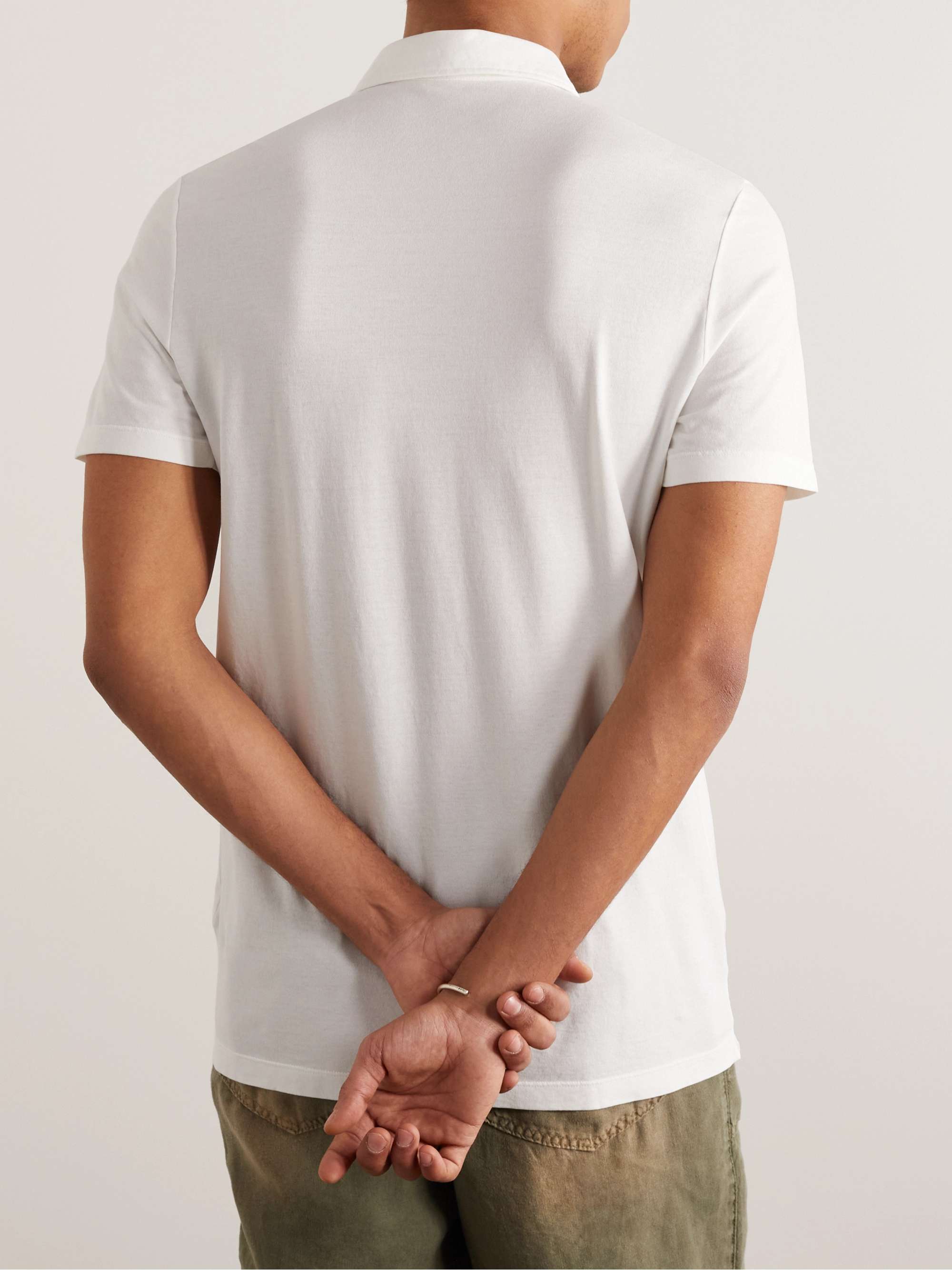 ALTEA Smith Cotton-Jersey Polo Shirt