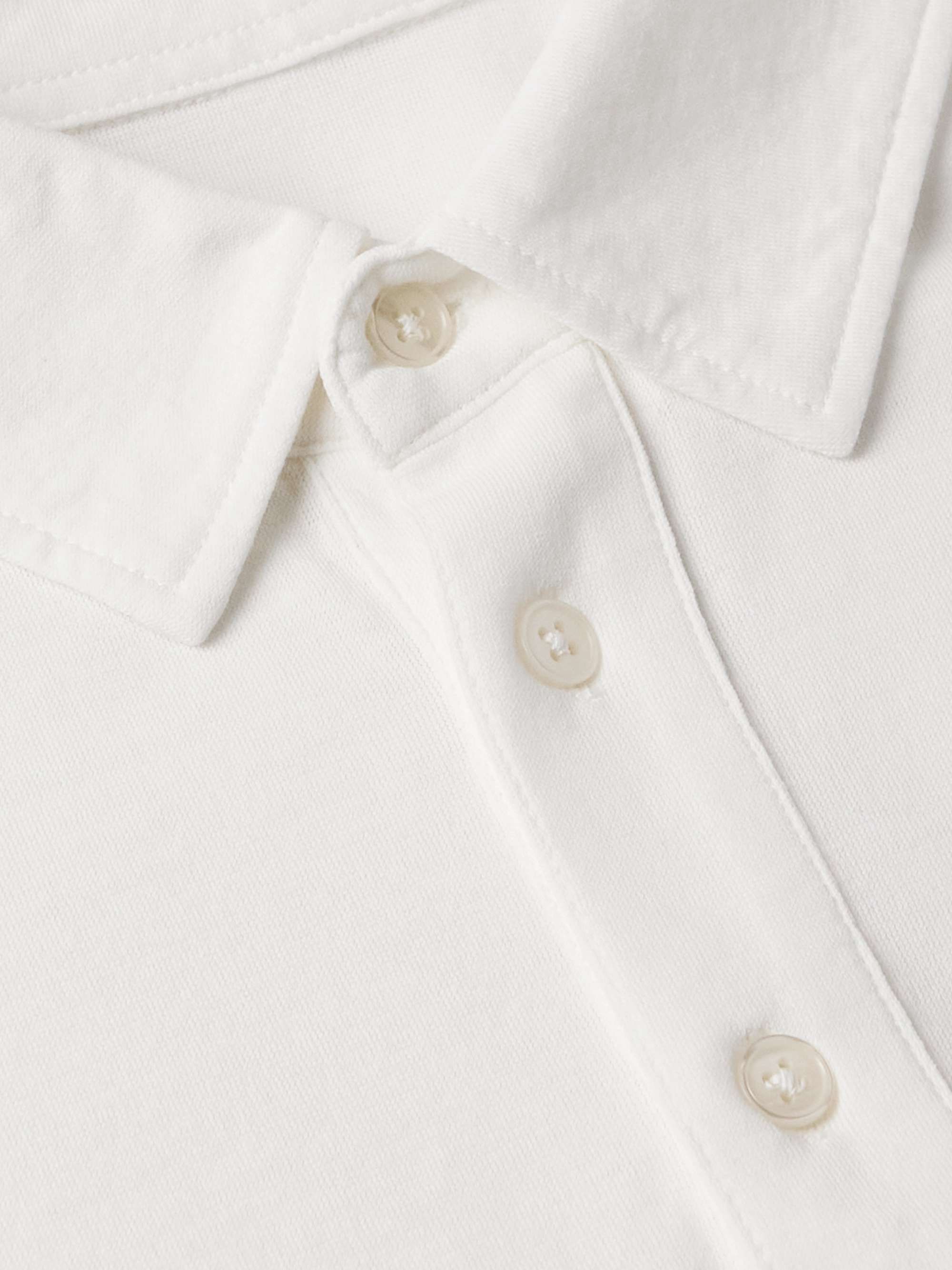 ALTEA Smith Cotton-Jersey Polo Shirt