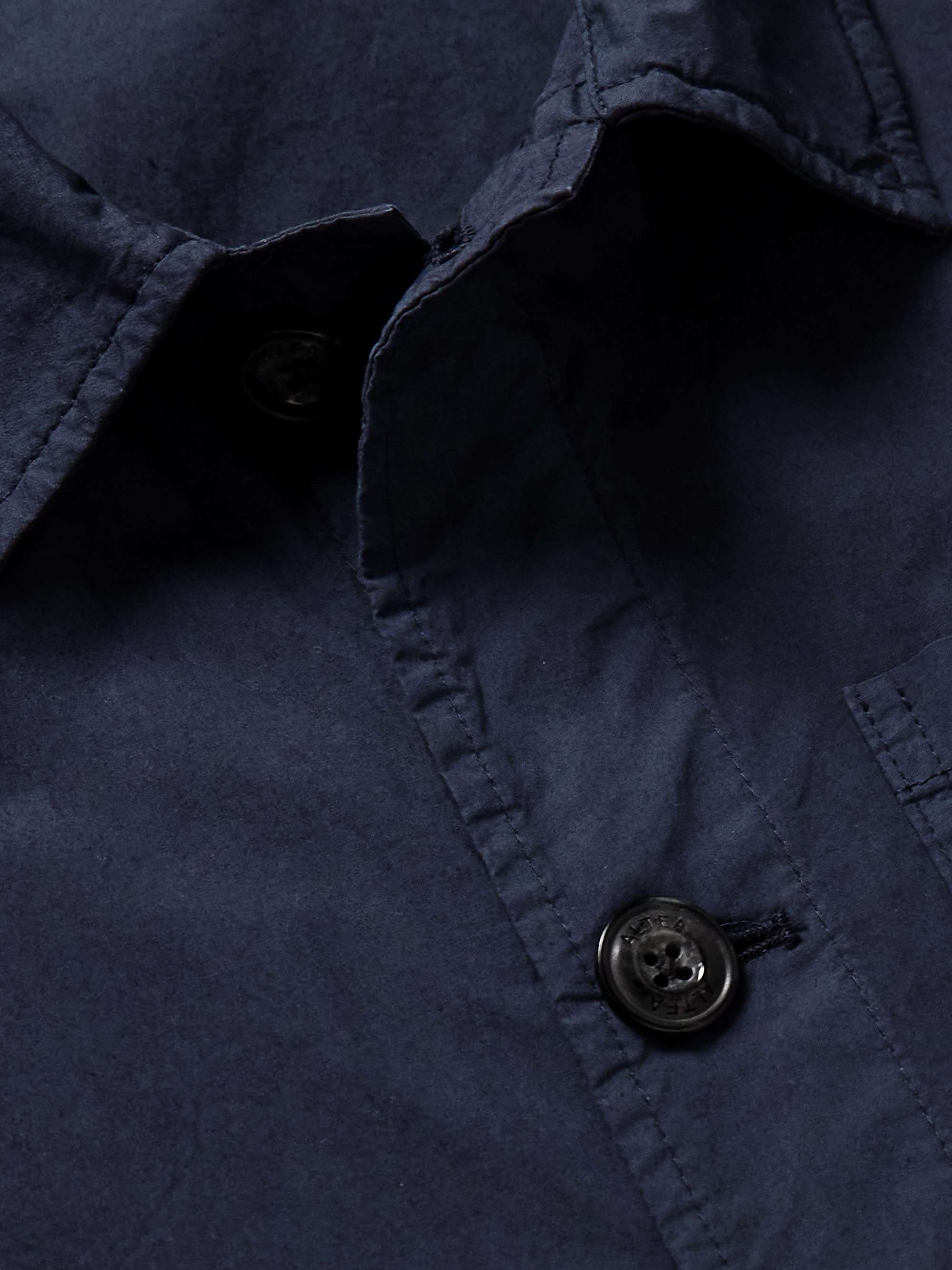 ALTEA Neville Cotton-Blend Poplin Overshirt