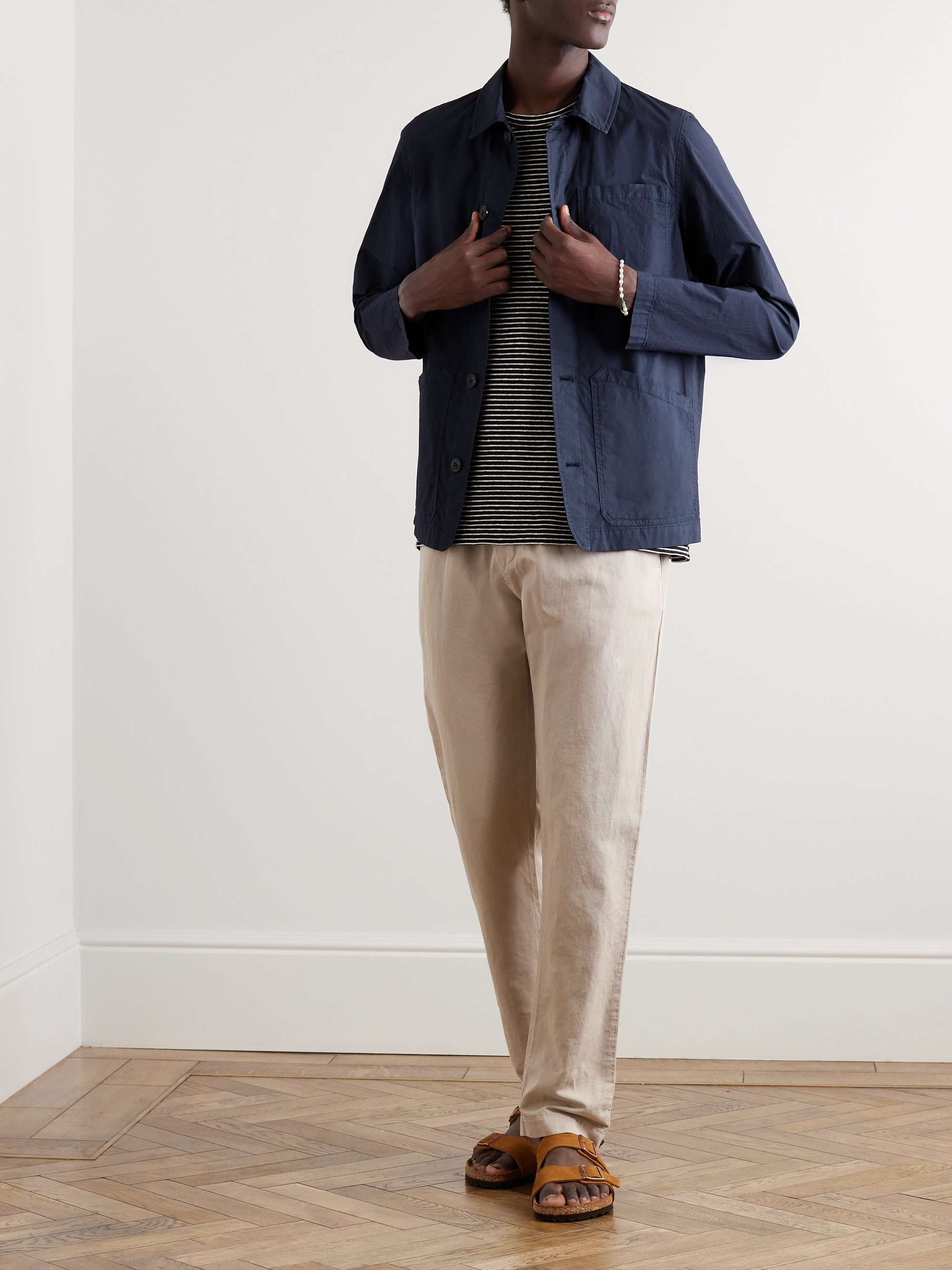 ALTEA Neville Cotton-Blend Poplin Overshirt
