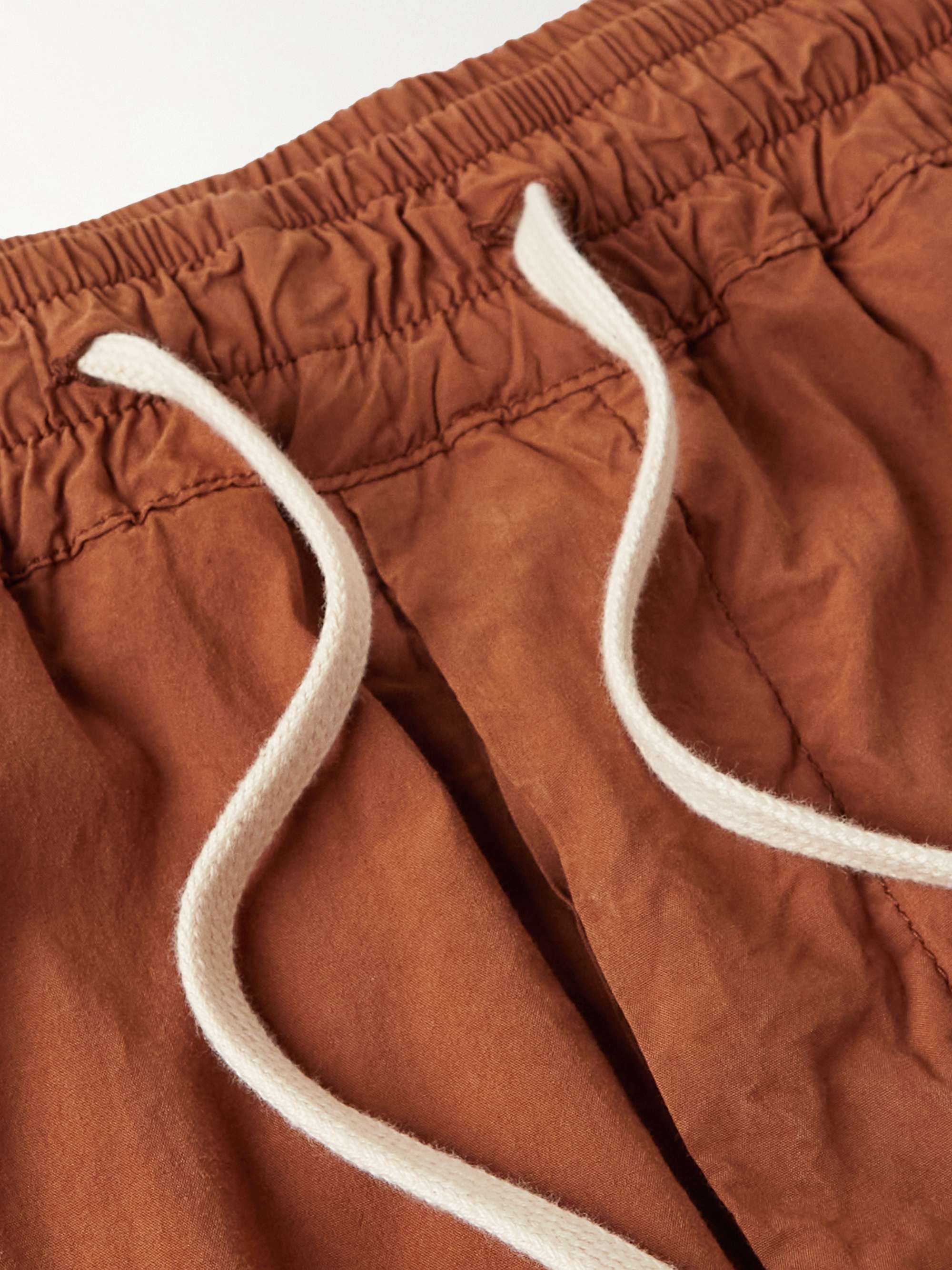 ALTEA Martin Straight-Leg Lyocell-Blend Drawstring Shorts