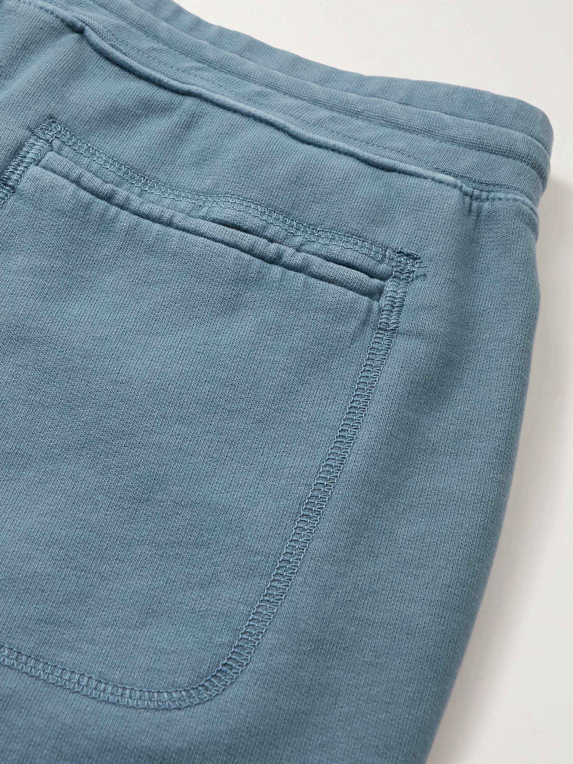 ALTEA Barkley Straight-Leg Cotton-Jersey Drawstring Bermuda Shorts
