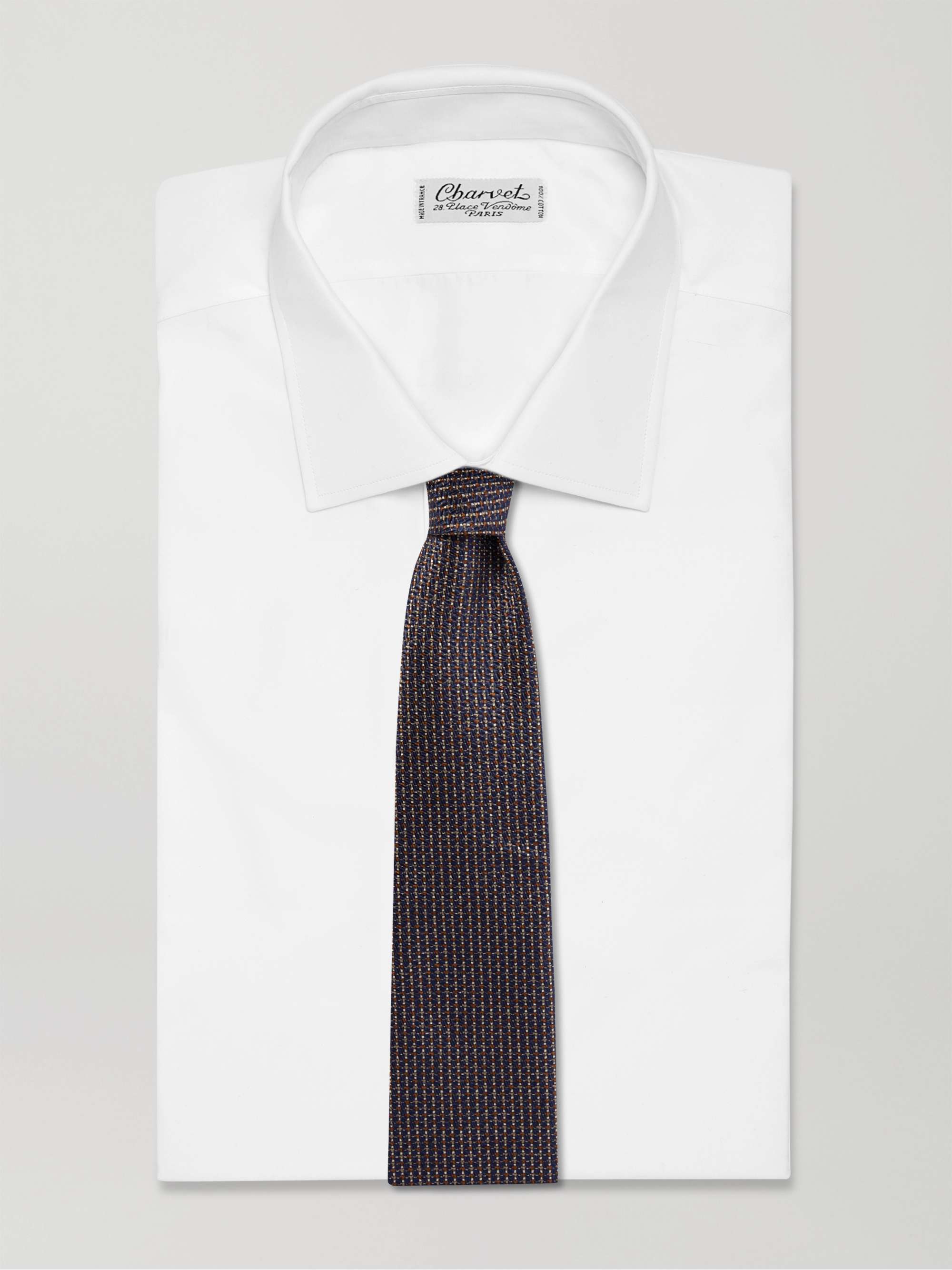 BRIONI 8cm Silk-Jacquard Tie